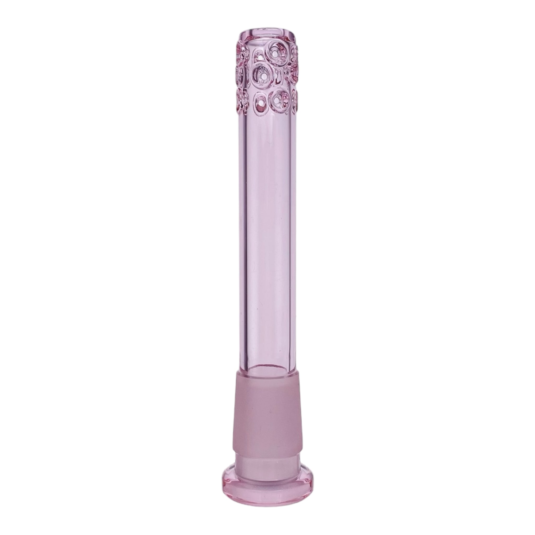 Pink 4.5 Inch 18mm - 14mm Downstem For Glass Bong