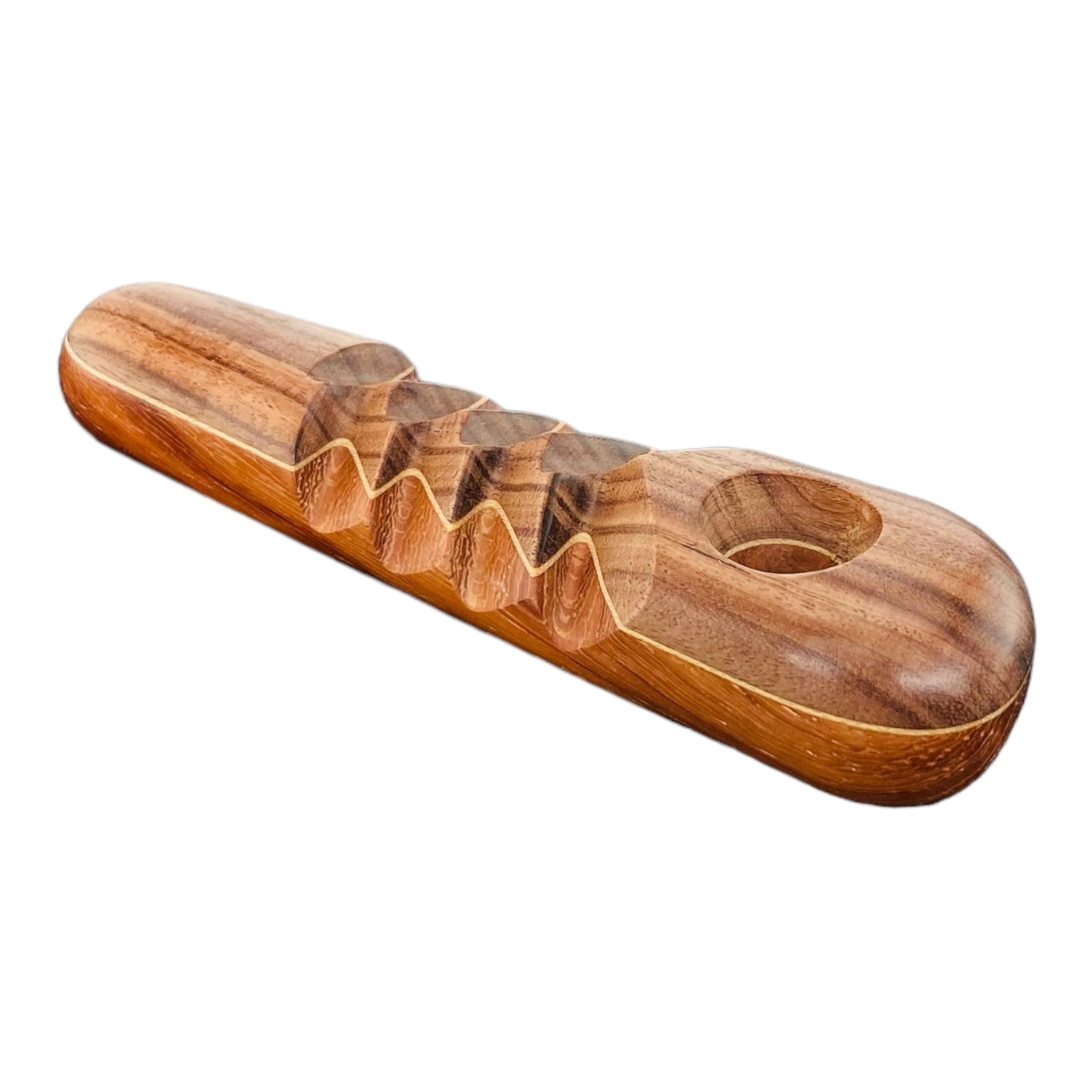 small pocket sized weed or tobacco wood smoking pipe