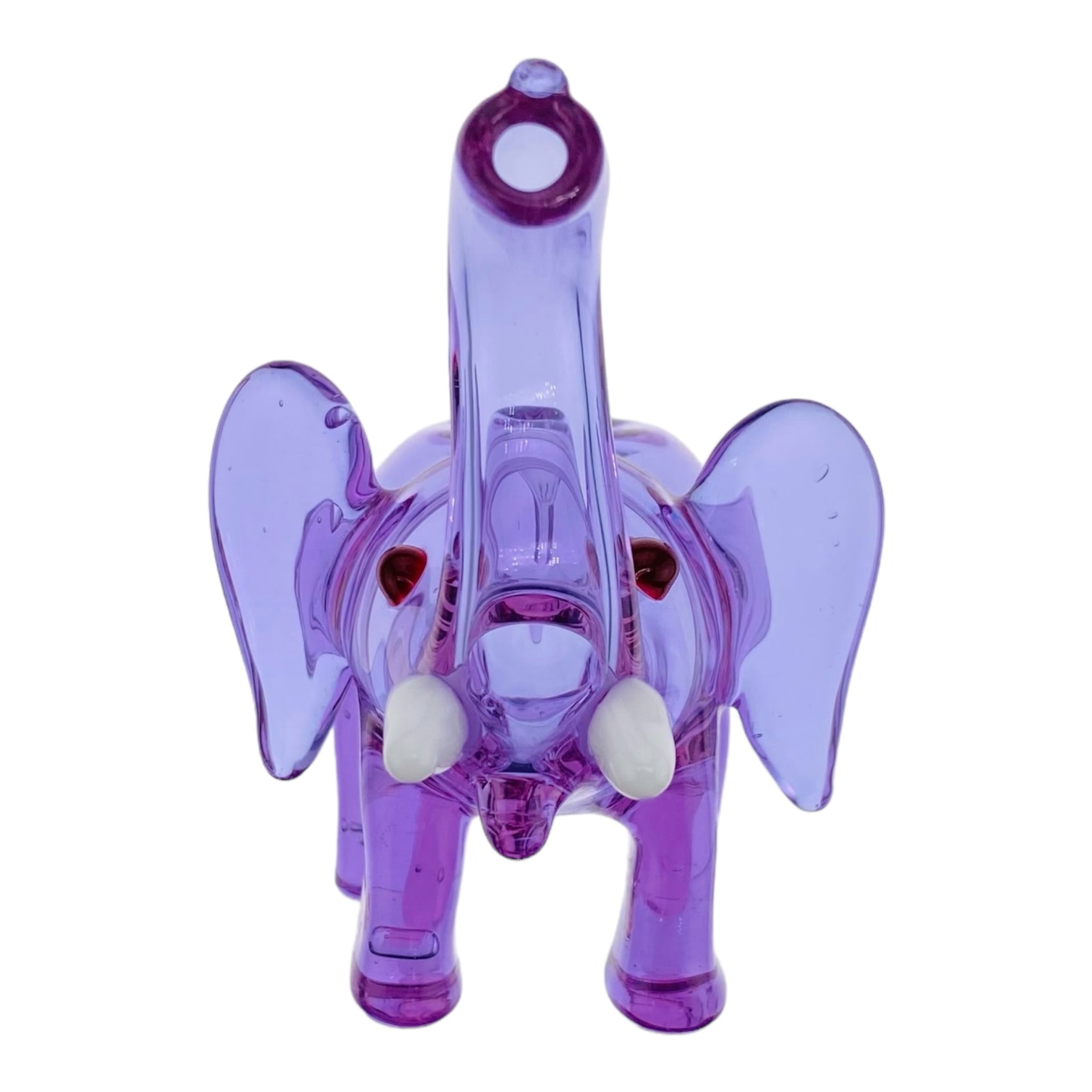 heady glass cute and girly Purple Elephant Glass Hand Pipe for sale