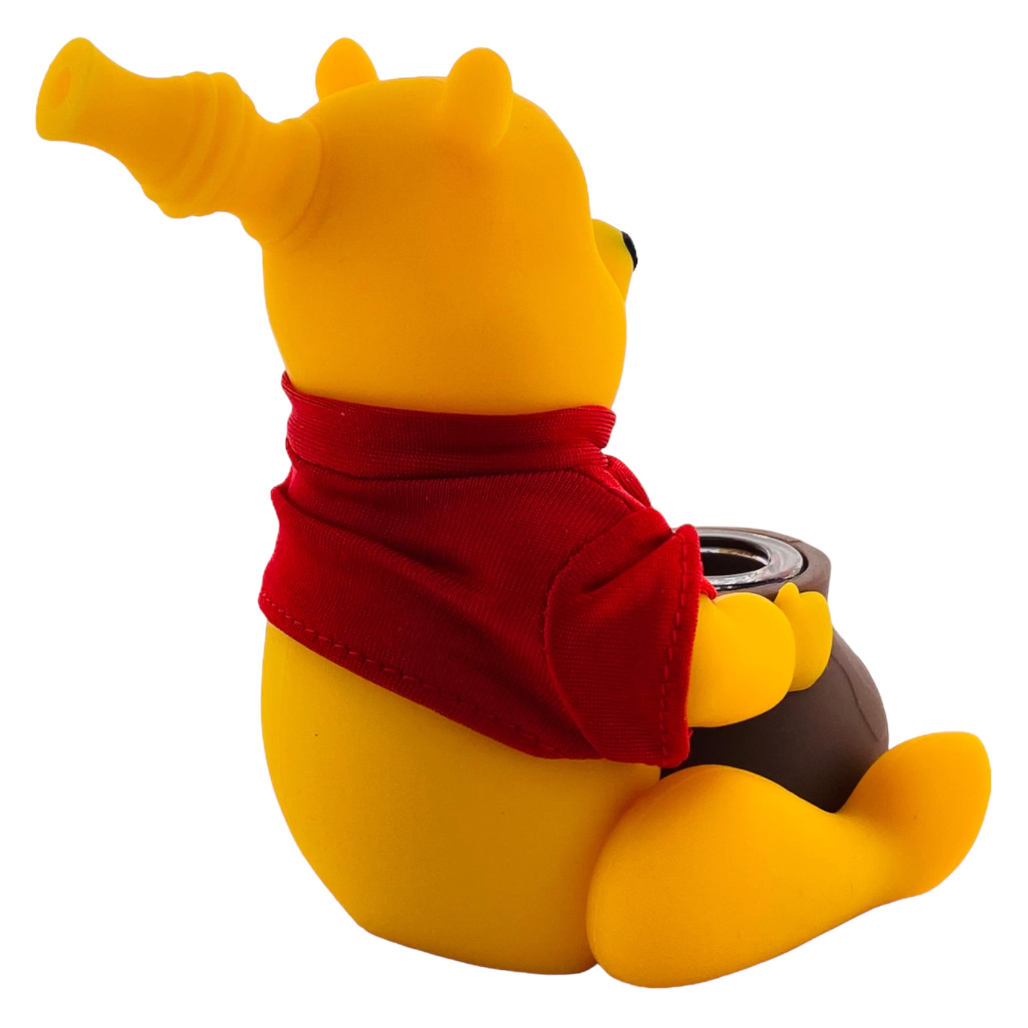 cute winnie the pooh silicone hand pipe bubbler bong