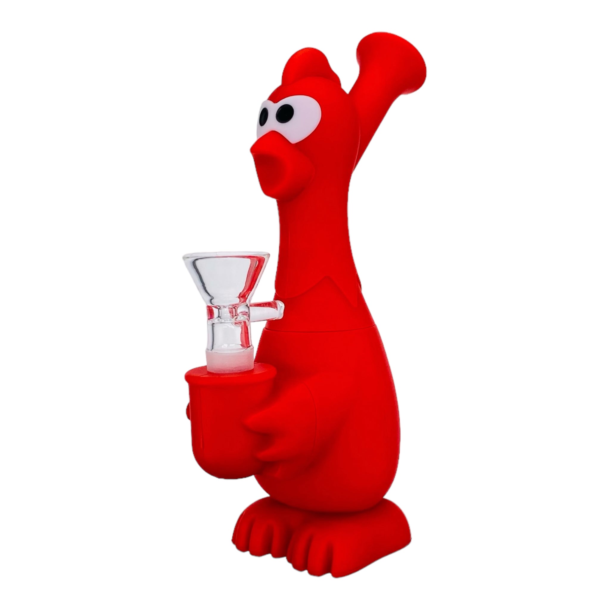 Red Rubber Chicken Silicone Bong