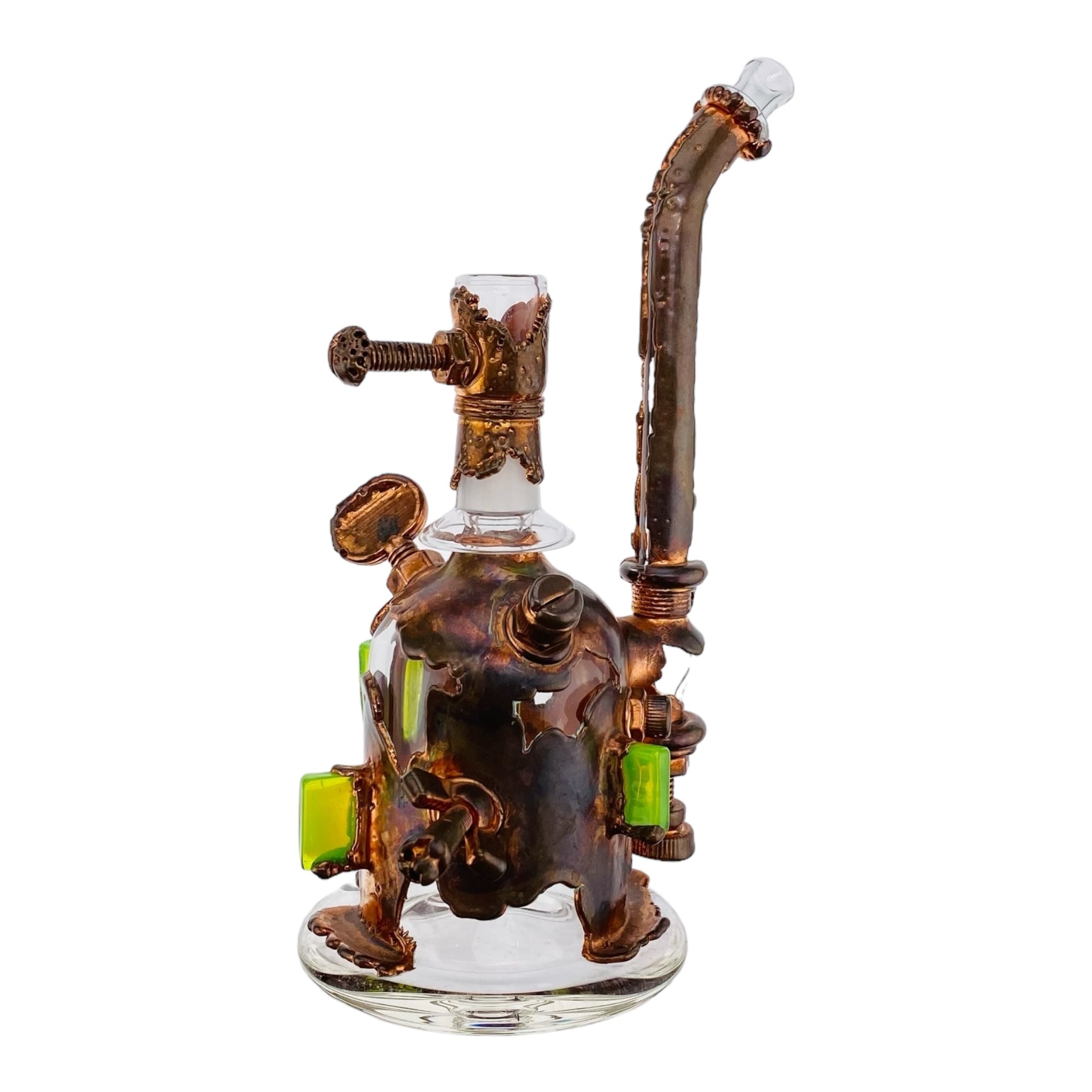 Snic Barnes Glass - Copper Electroformed Glass Dab Rig #2