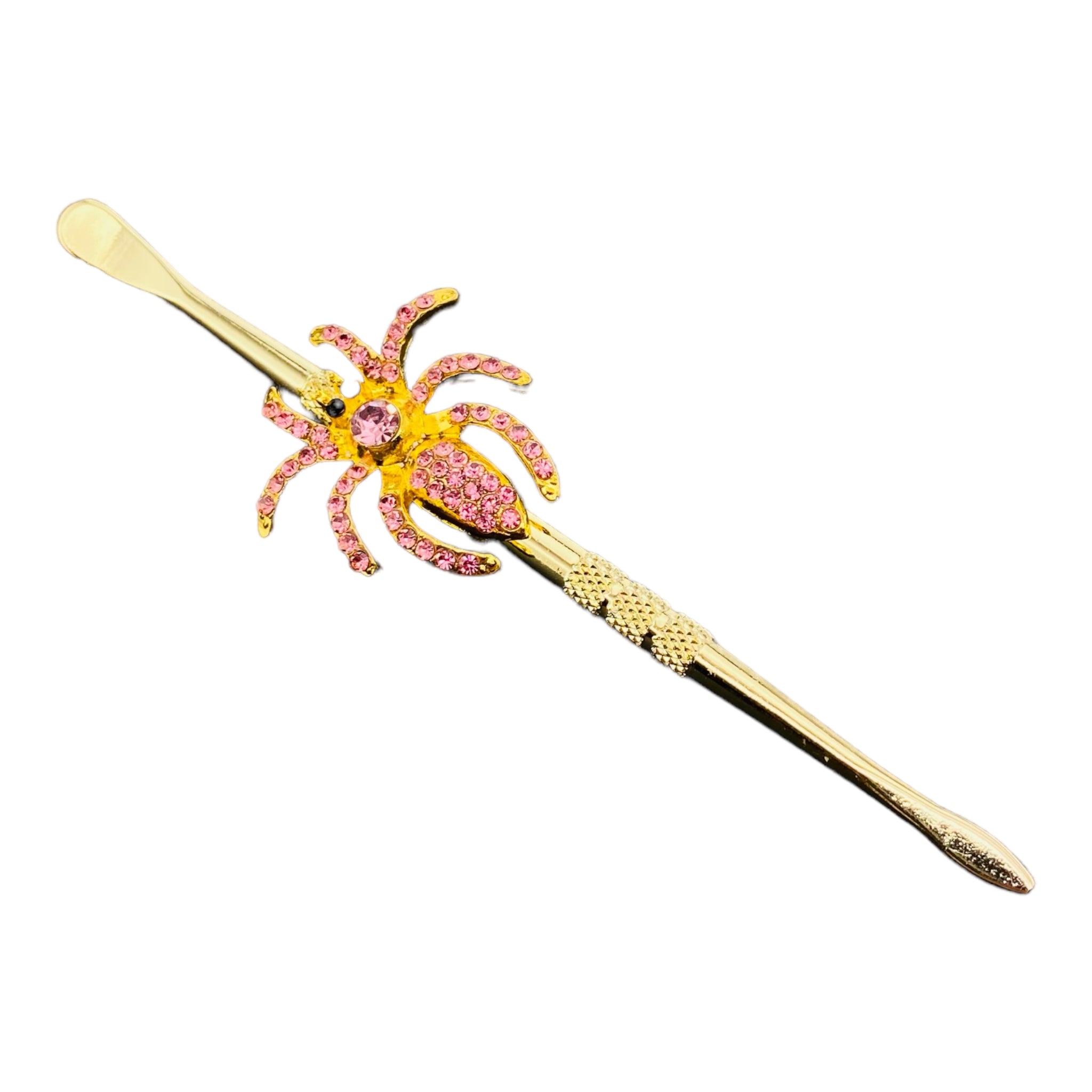 BEEdazzled Gold Paddle Scoop And Spear Point Dab Tool