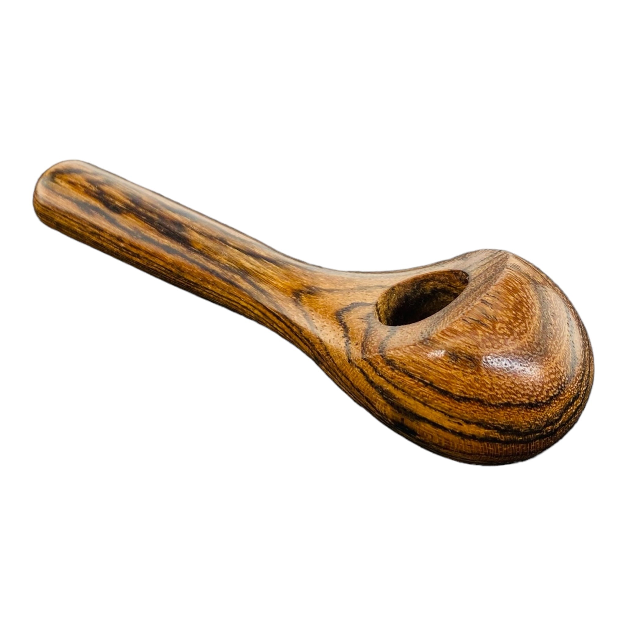 Wood Hand Pipe - Simple Spoon Shape Wood Hand Pipe