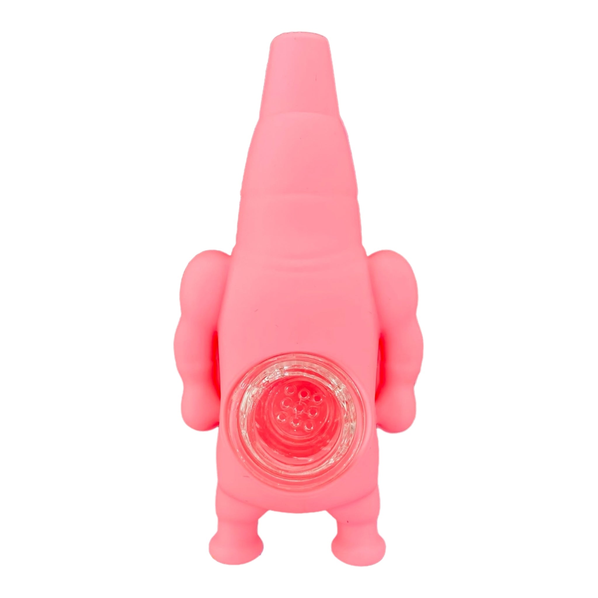patrick the star fish silicone hand pipe with built in glass screen for sale