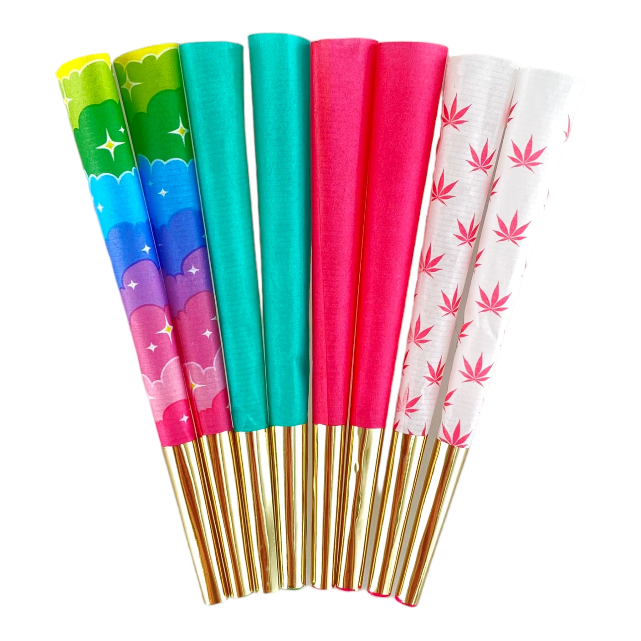 Beautiful Burns Spring Garden Variety Pack Pre Rolled Cones 8ct decorative pretty and cute cones 