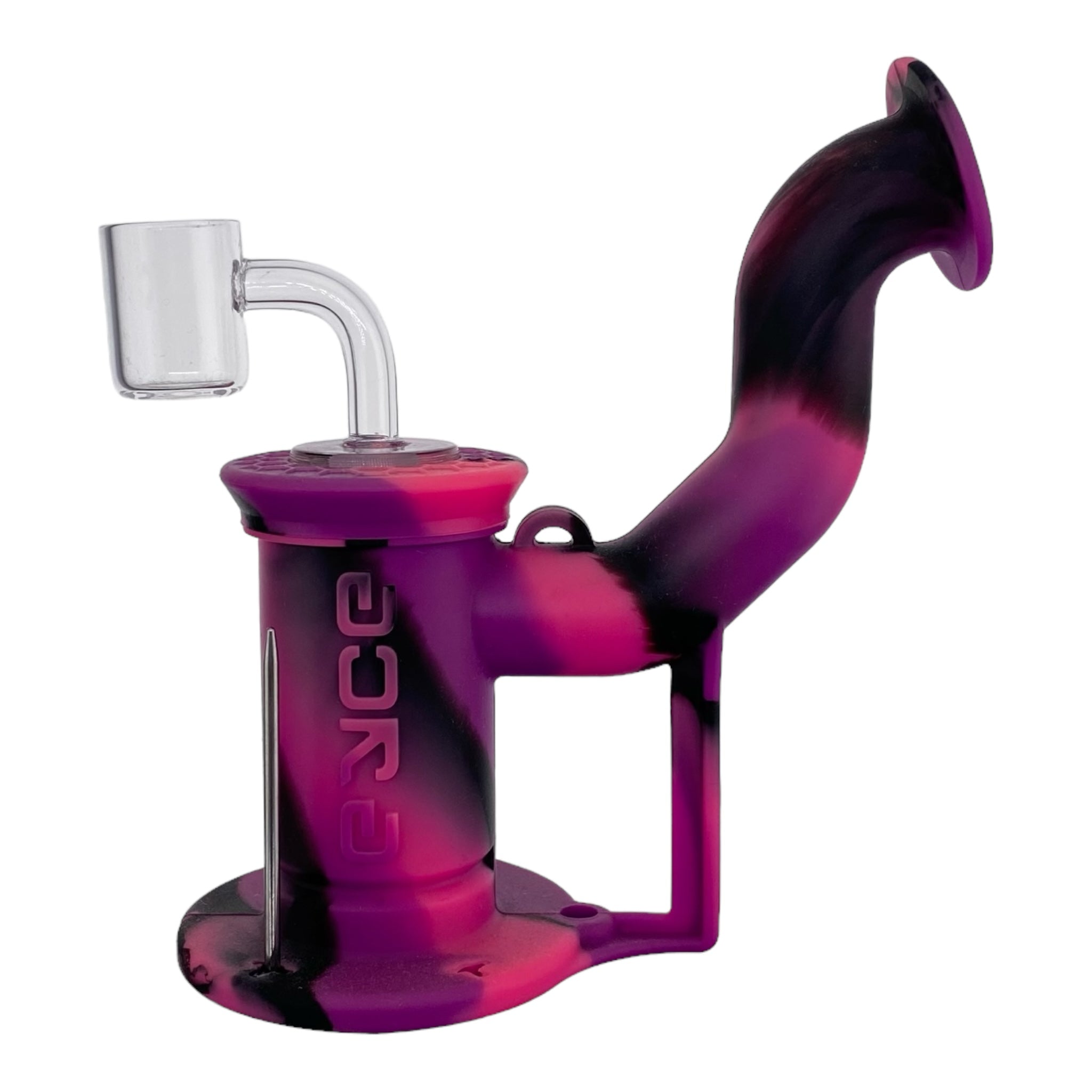 cute girly pick and black silicone dab rig for sale
