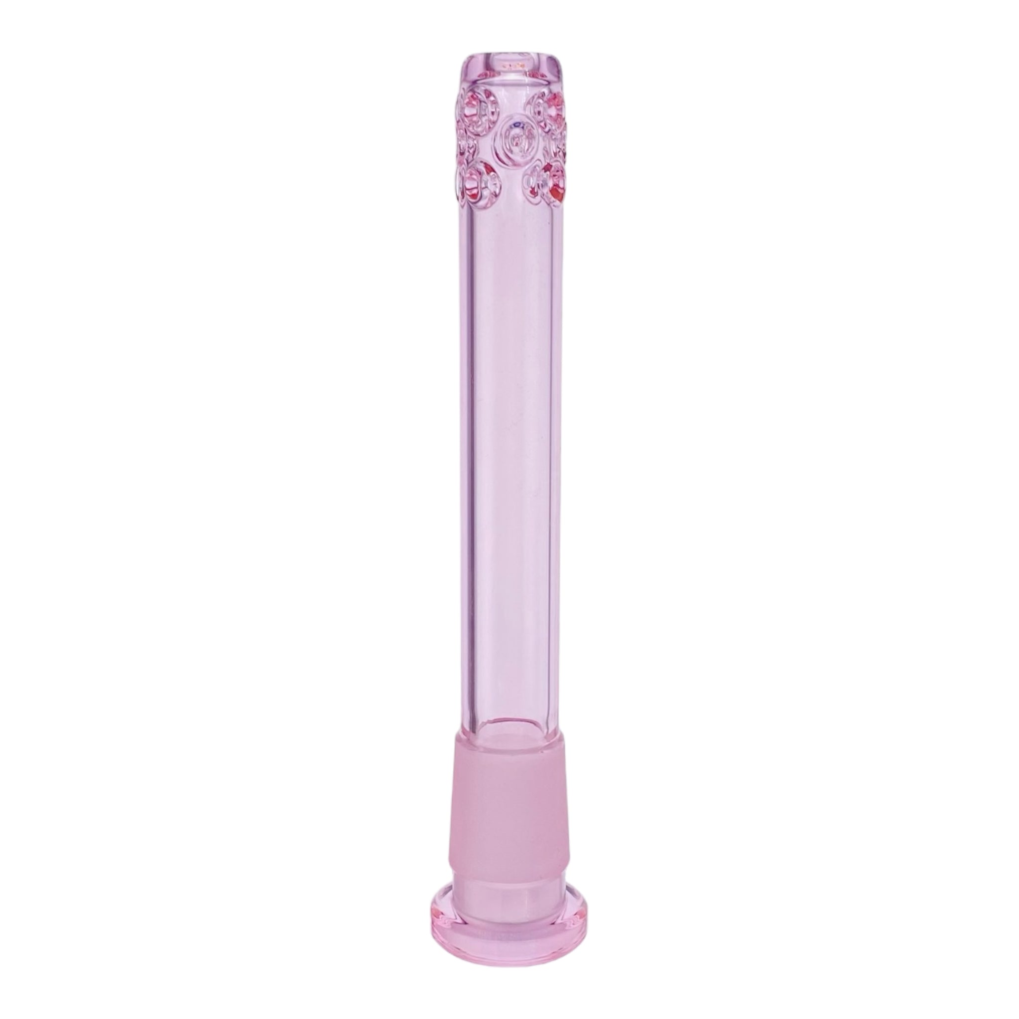 Pink 5 Inch 18mm - 14mm Downstem For Glass Bong