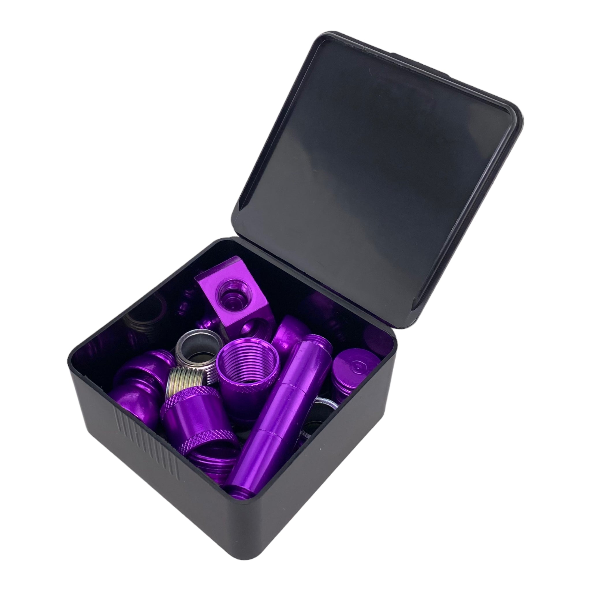 Aluminum Metal smoking Pipe Makers Kit in Purple