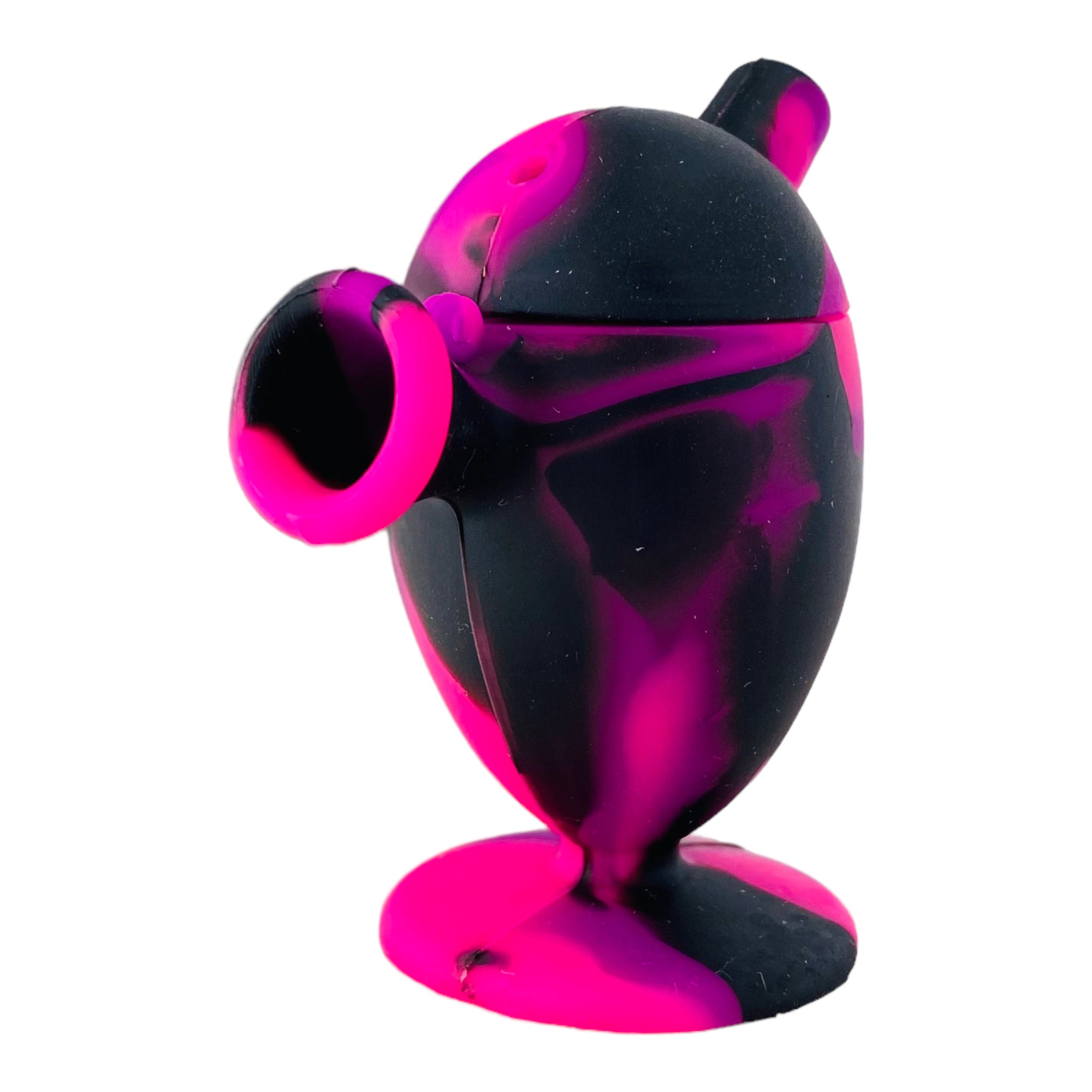 Pink And Black Silicone Joint Or Blunt Bubbler