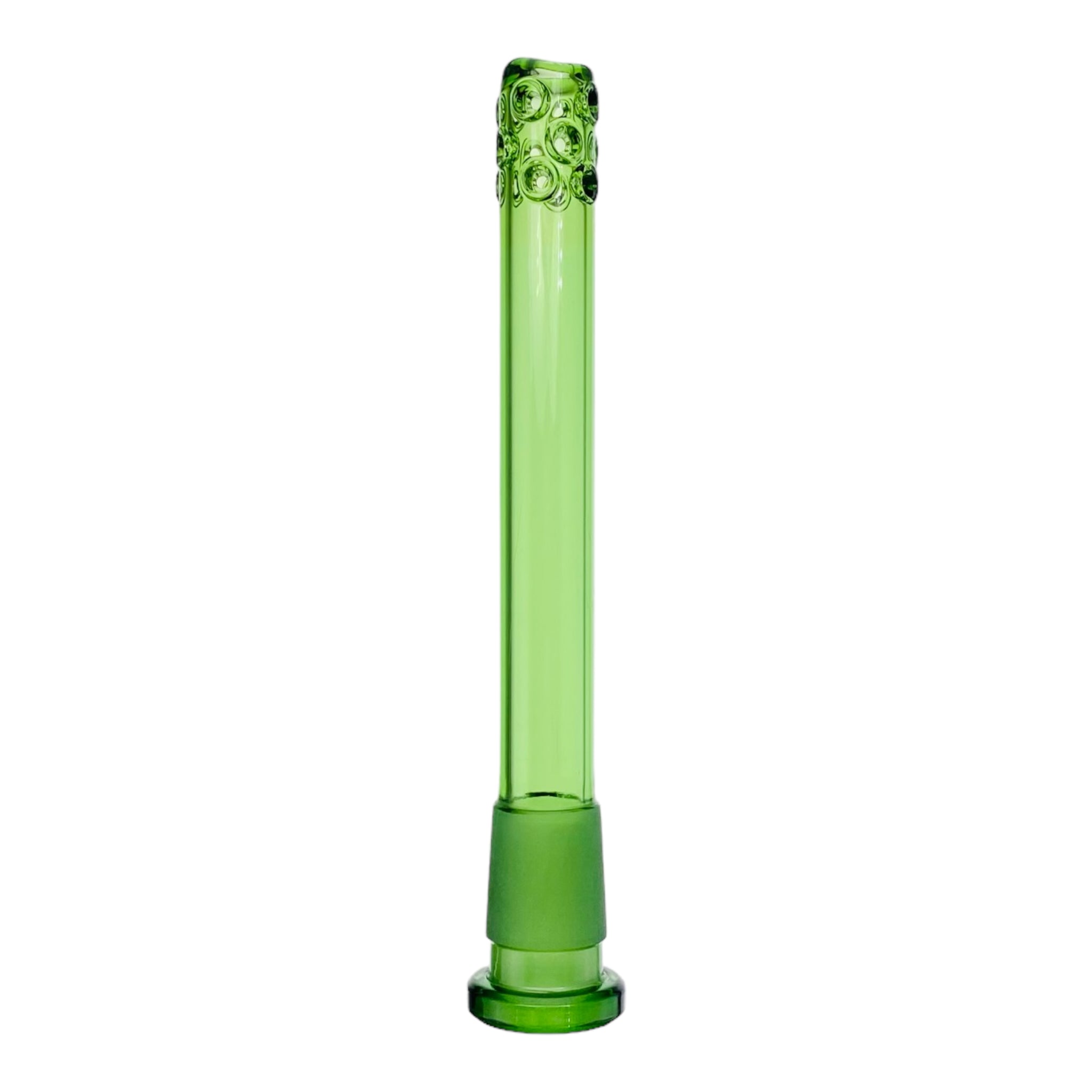 Green 5.5 Inch 18mm - 14mm Downstem For Glass Bong