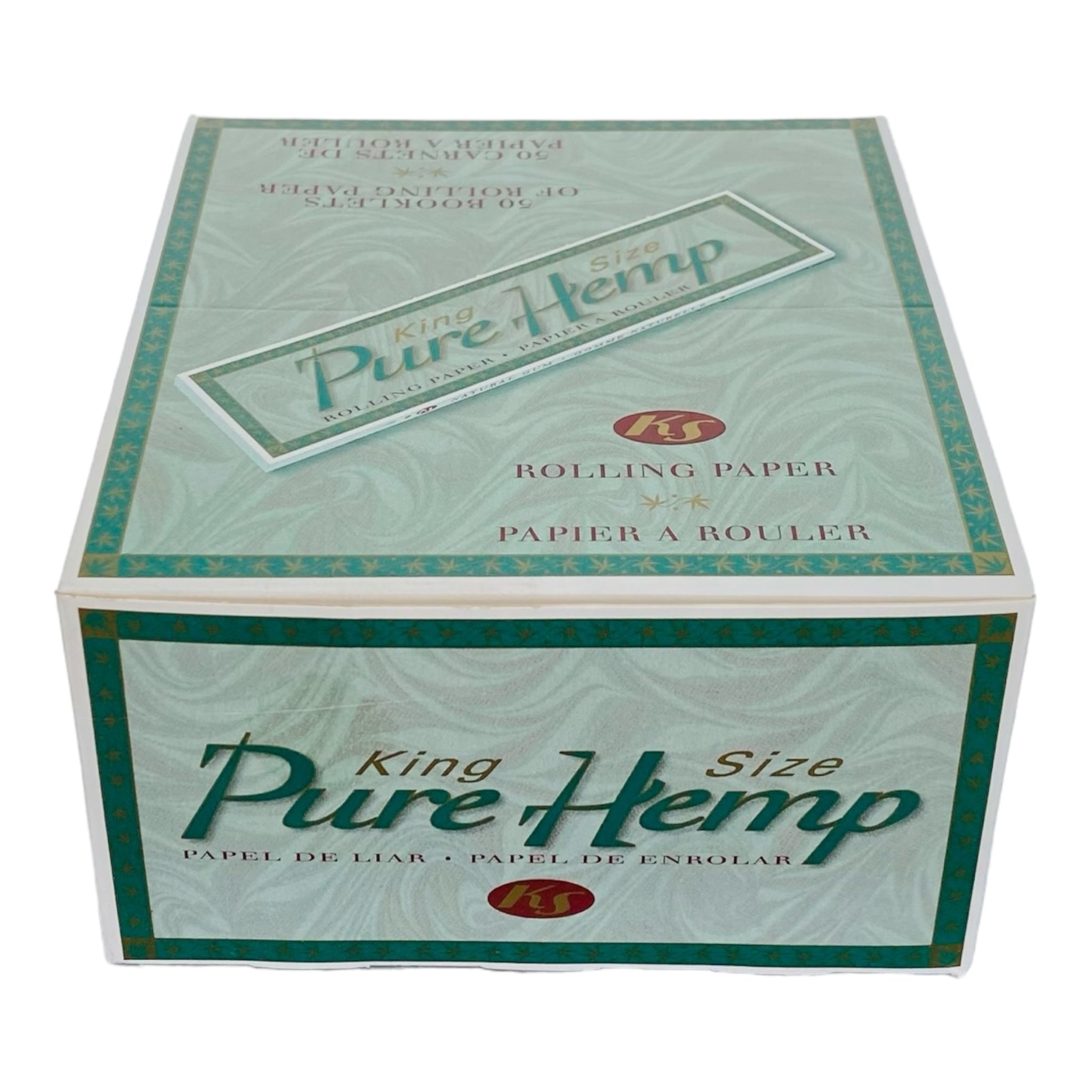 Pure Hemp King Size Rolling Papers BOX - 50 packs -