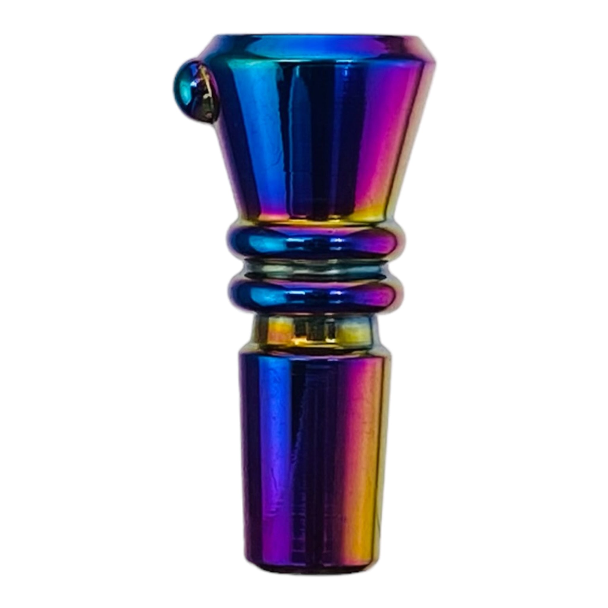 14mm Flower Bowl - Martini Funnel Bong Bowl Piece - Rainbow