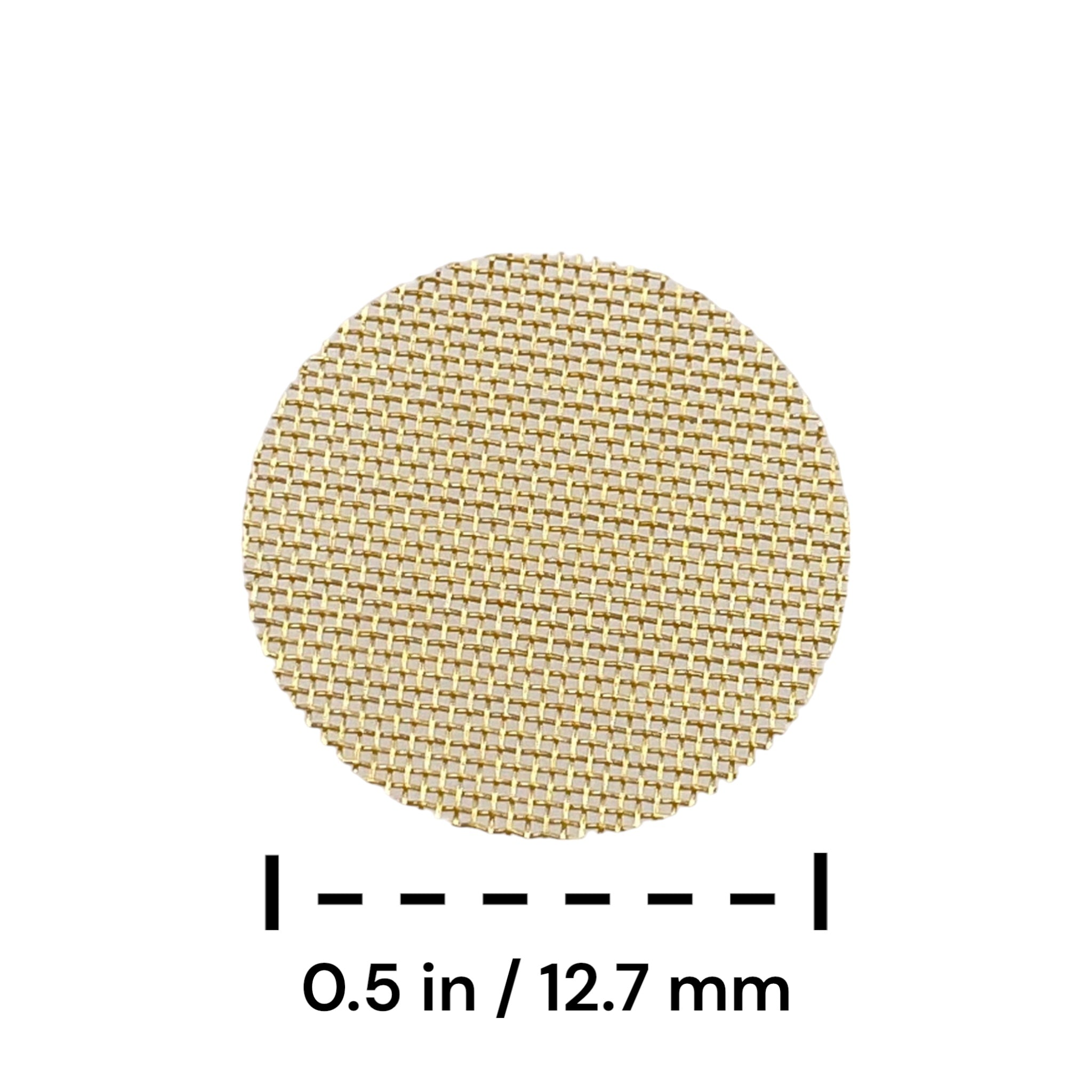 Pipe Screen Filter 50 Pack 0.5 Inch Wide Brass