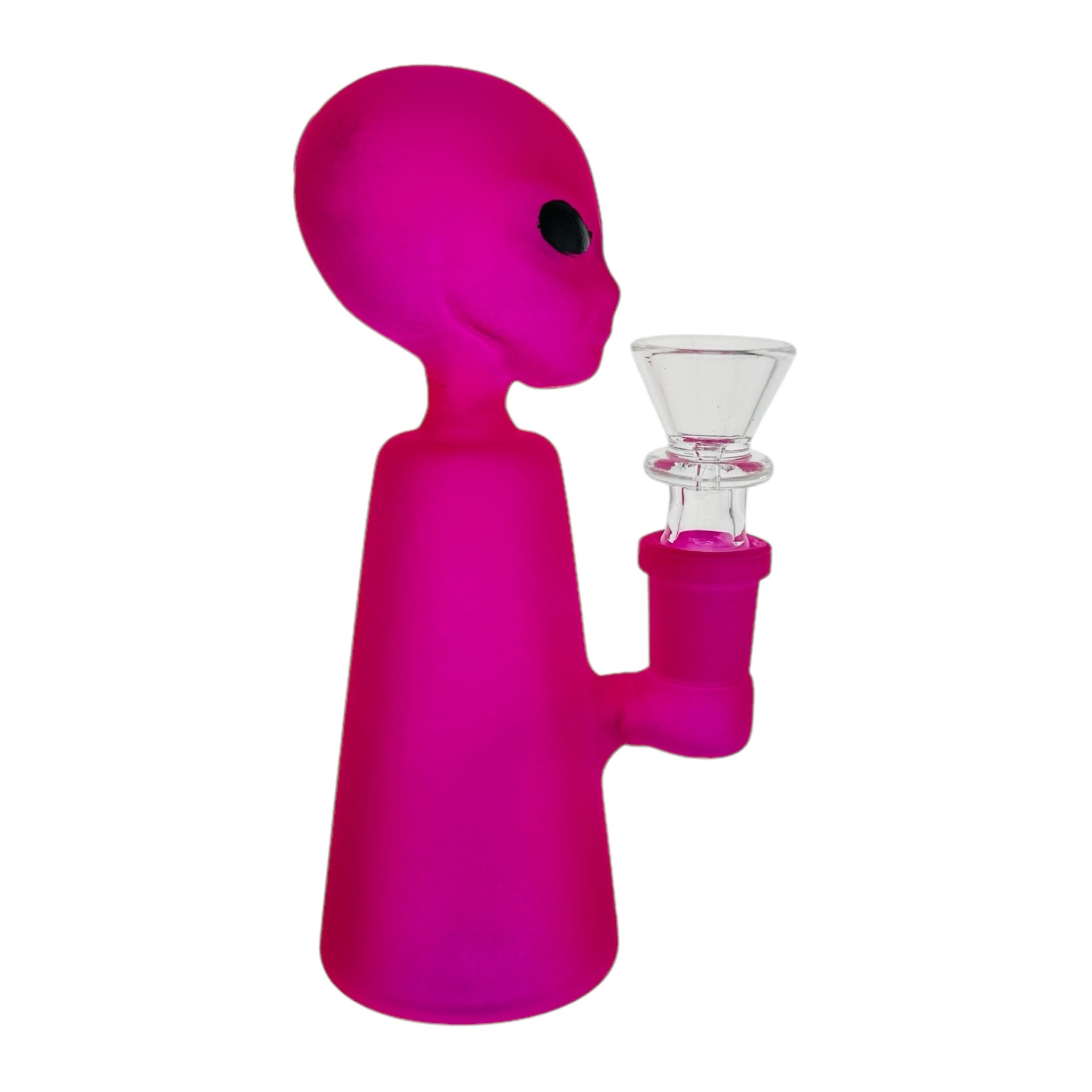 cute and girly Pink Alien Bong with bong bowl piece