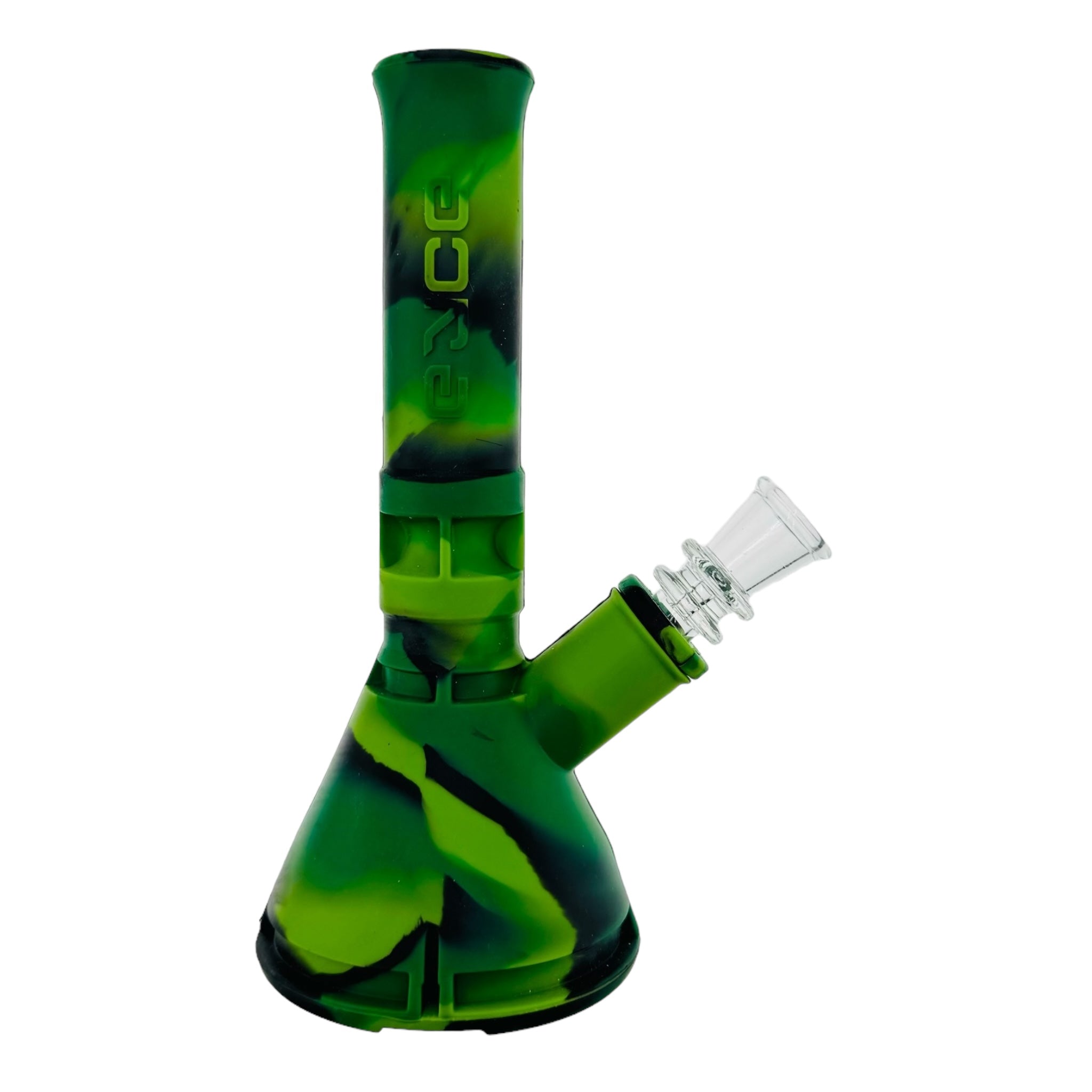 Eyce Mini Silicone Rubber Bong Green And Black