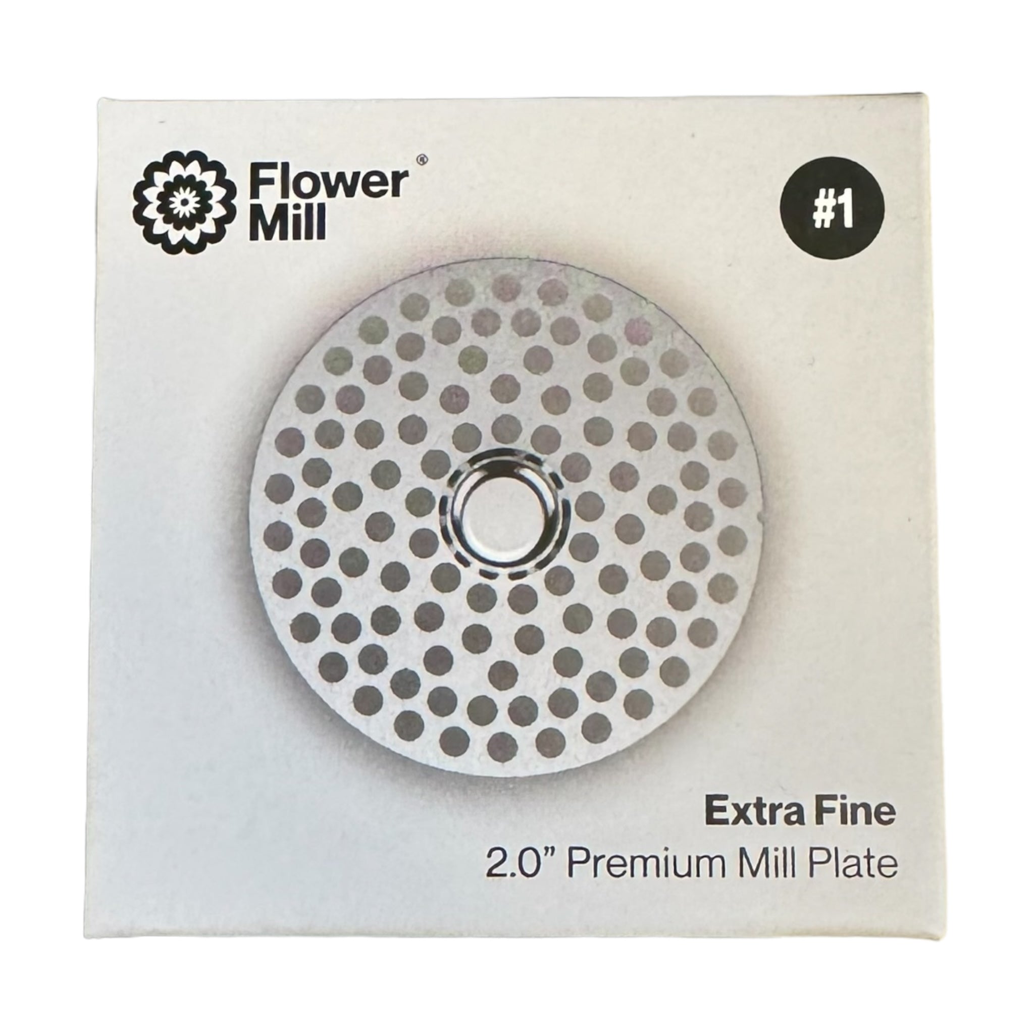 Flower Mill Next Gen Premium 2.0" Mill Plate Extra Fine #1