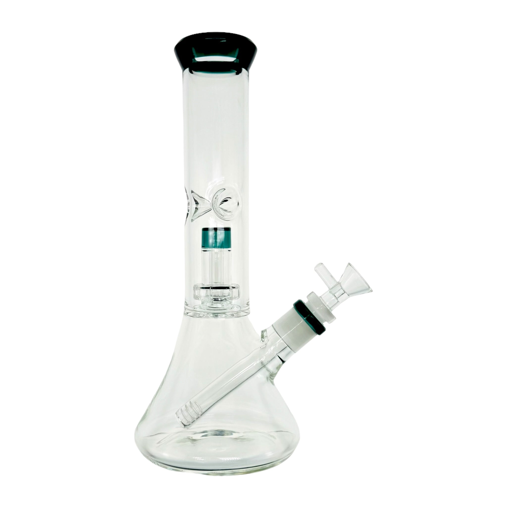 Beaker Bong With Multi Slit Disc Perc