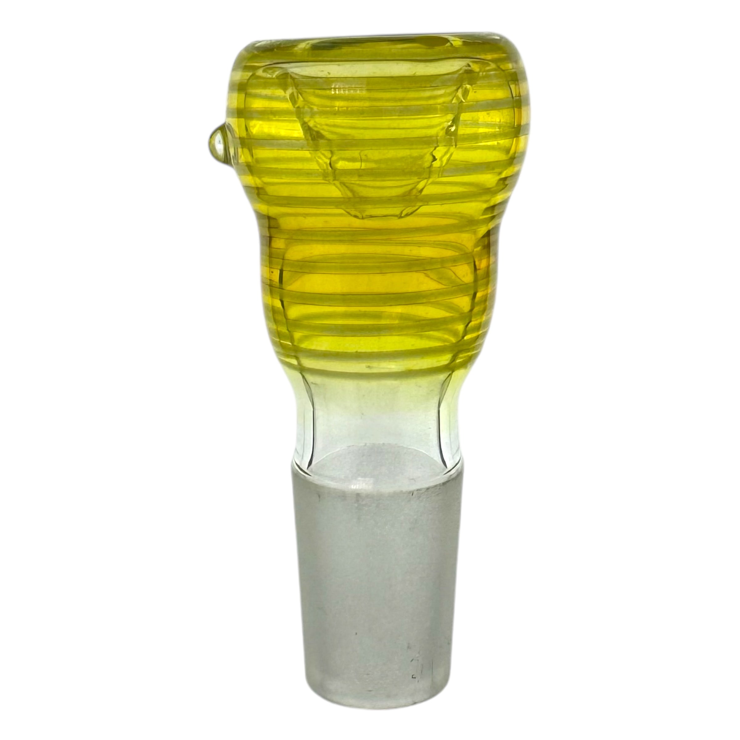 18mm Flower Bowl Tall Color Bubble Twist Bong Bowl Green