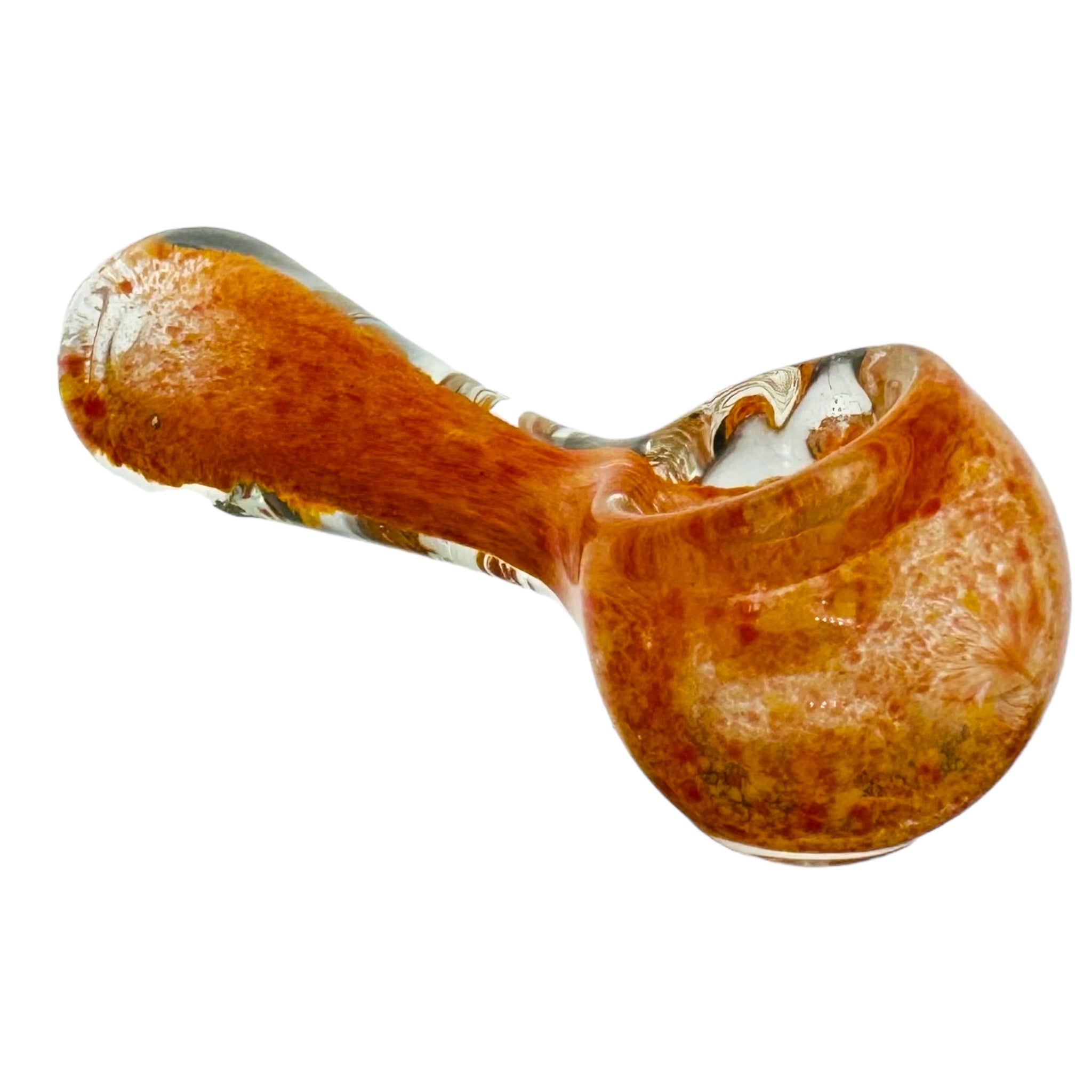 cheap glass hand pipe for cannabis cute orange