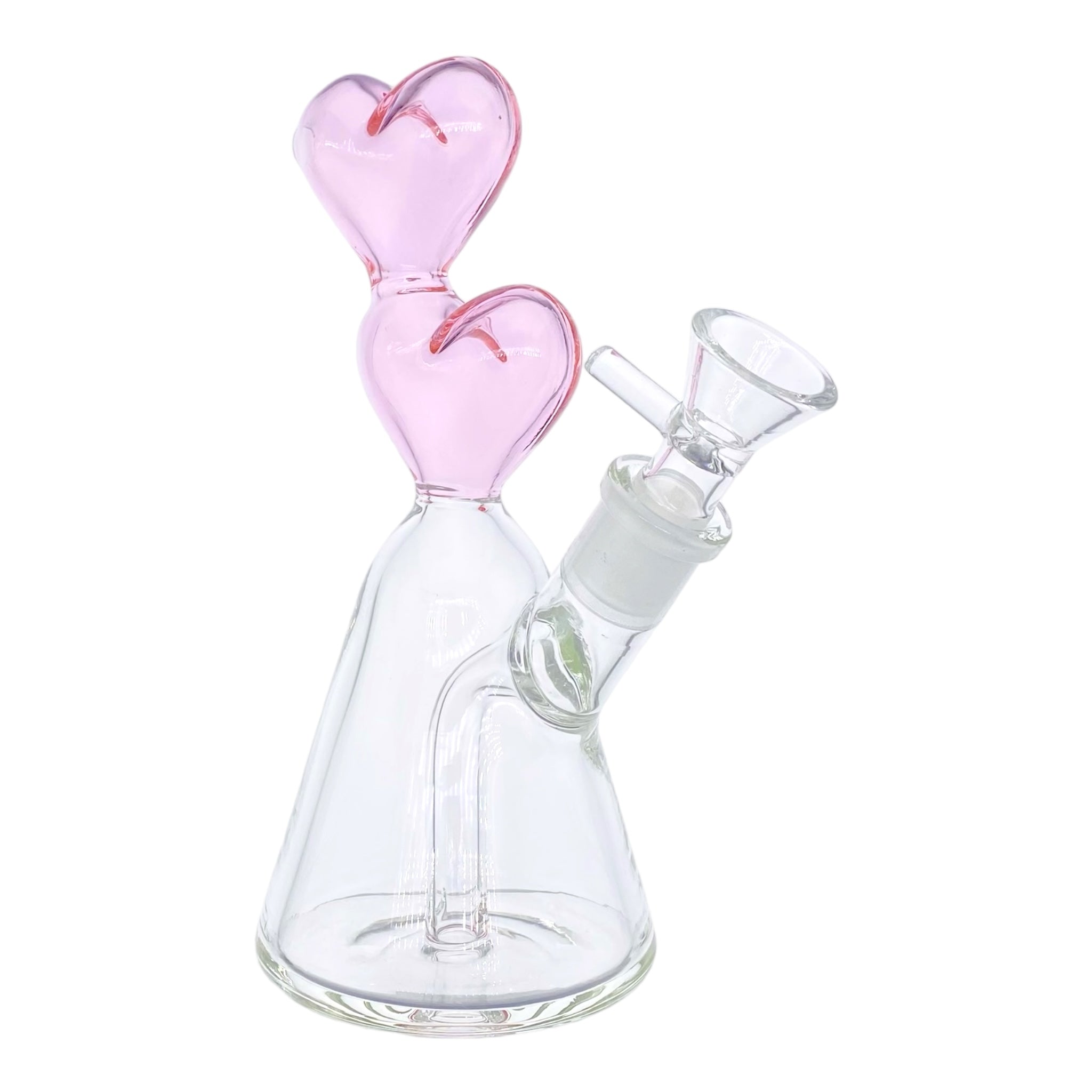 cute pink double heart bong for weed for sale free shipping