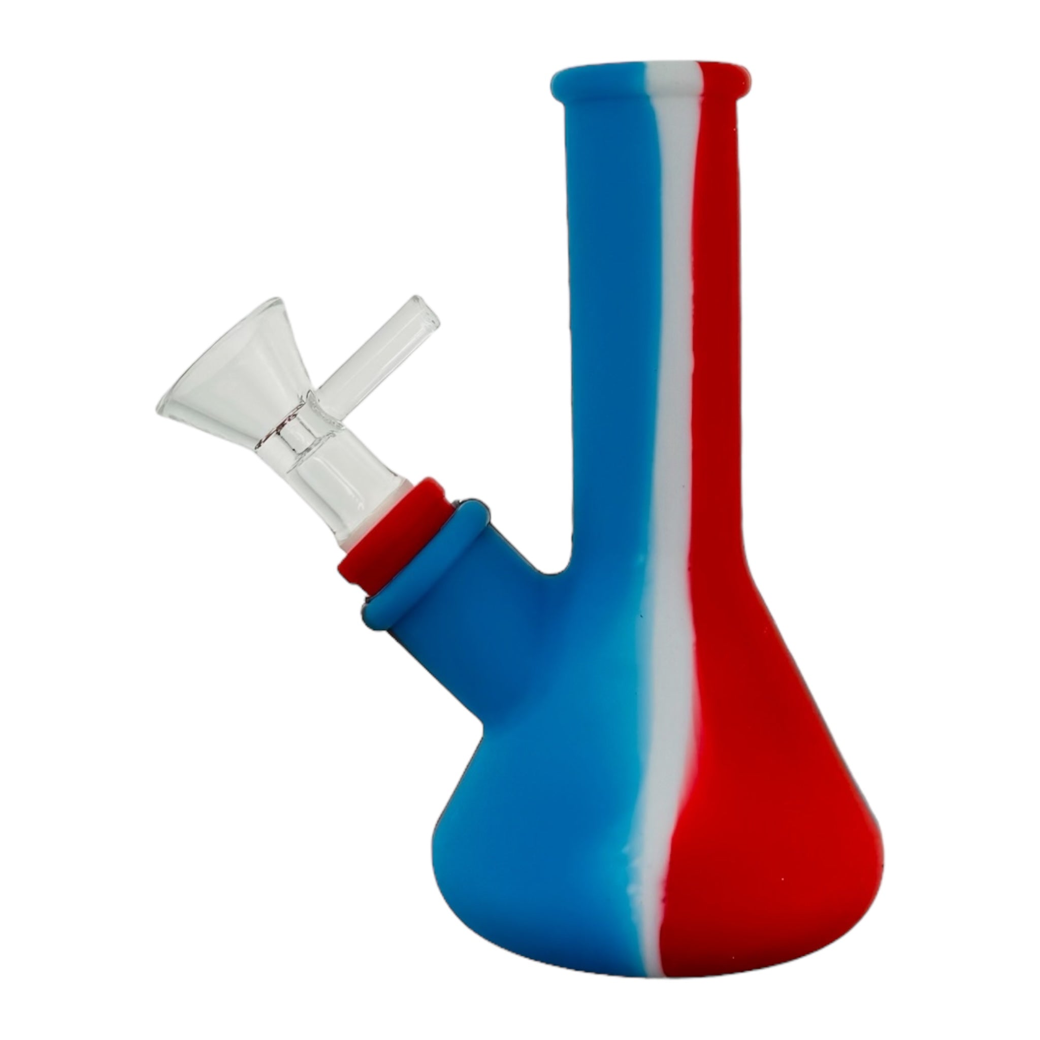 red white and blue bong