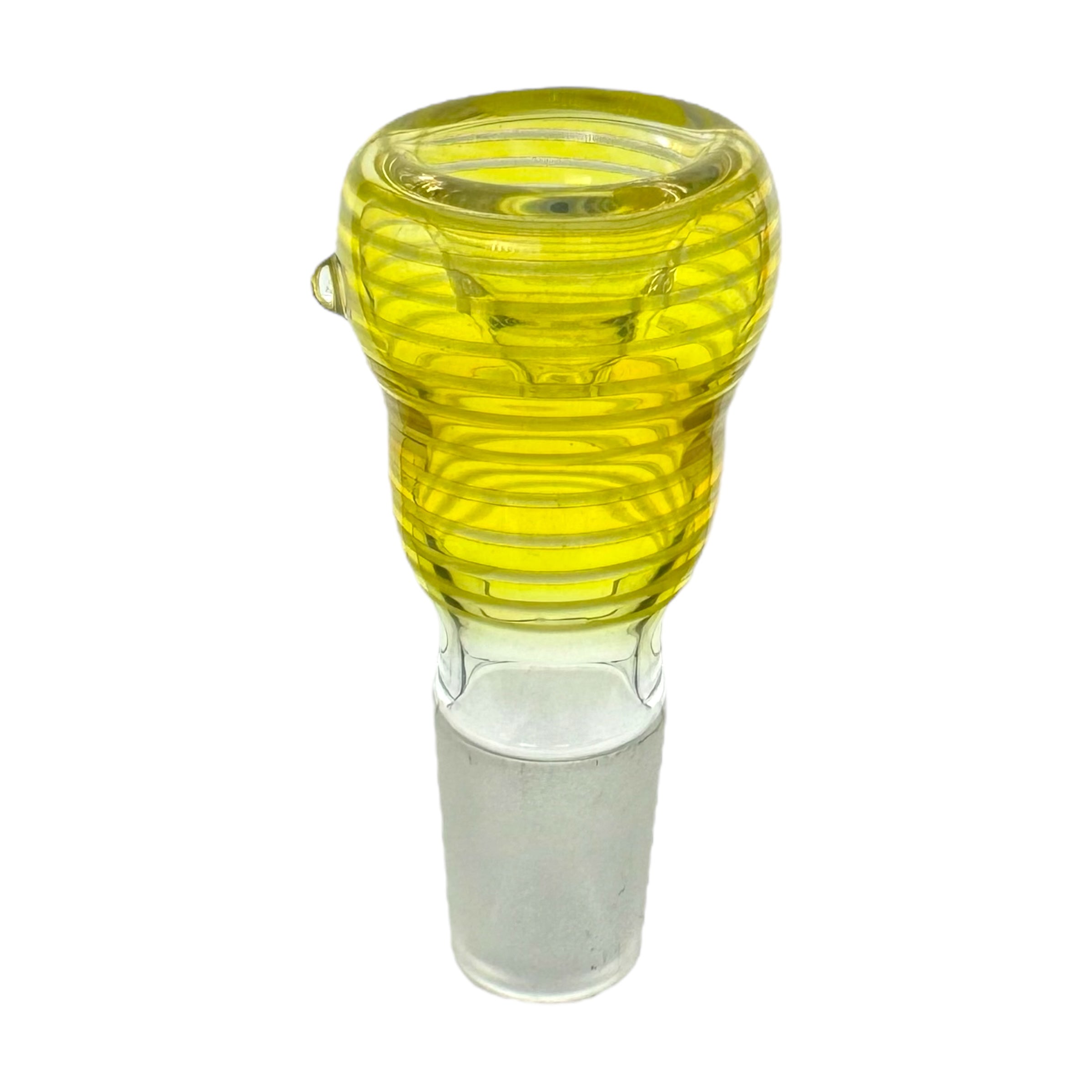 18mm Flower Bowl Tall Color Bubble Twist Bong Bowl Green