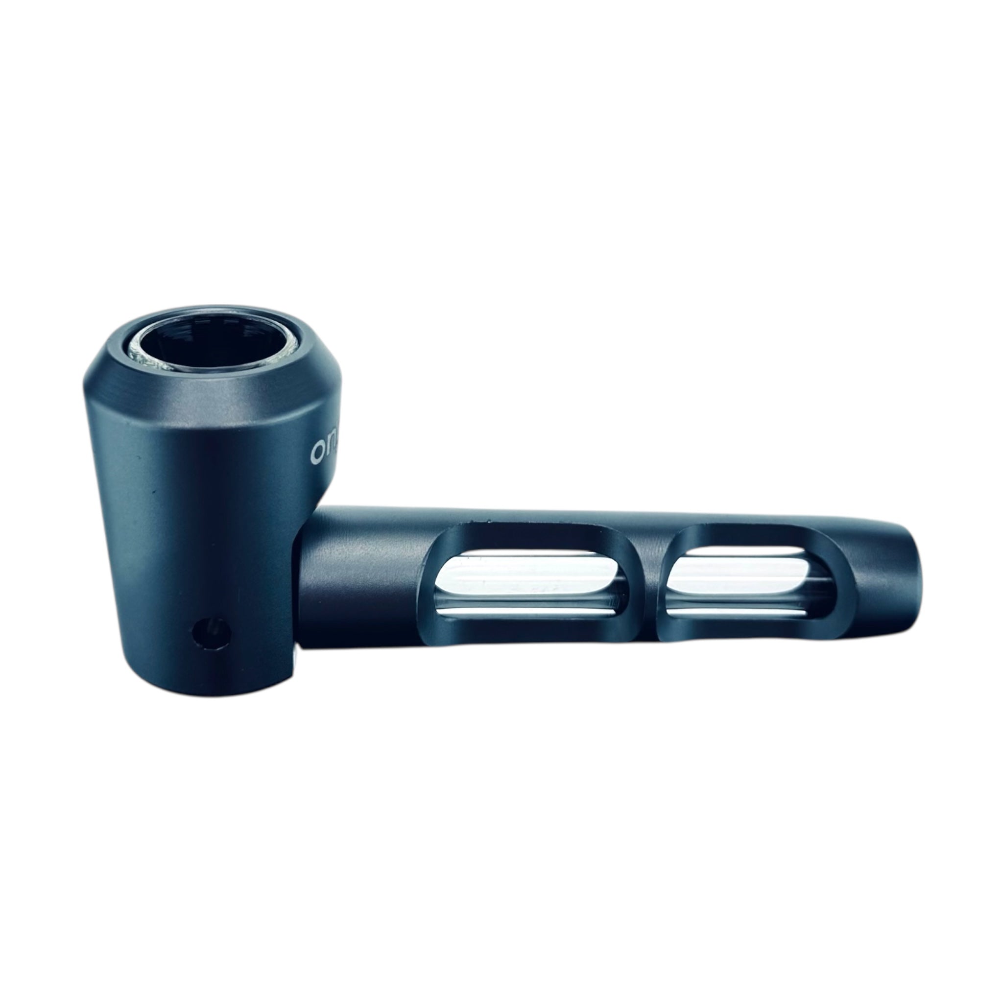 Gunmetal Grey Metal Hammer And Glass Hybrid Pipe
