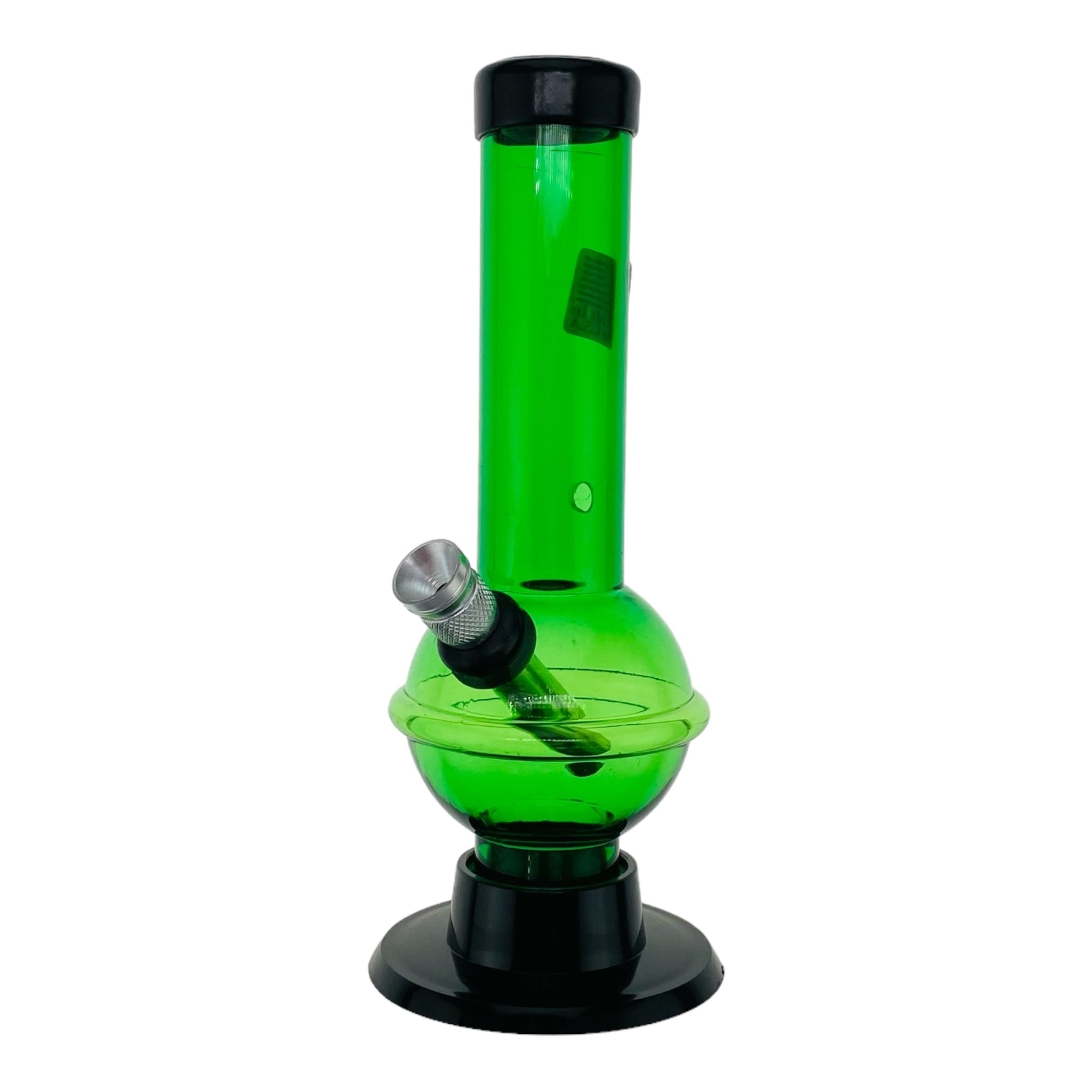 Mini Plastic Bong With Carb Hole And Metal Bowl