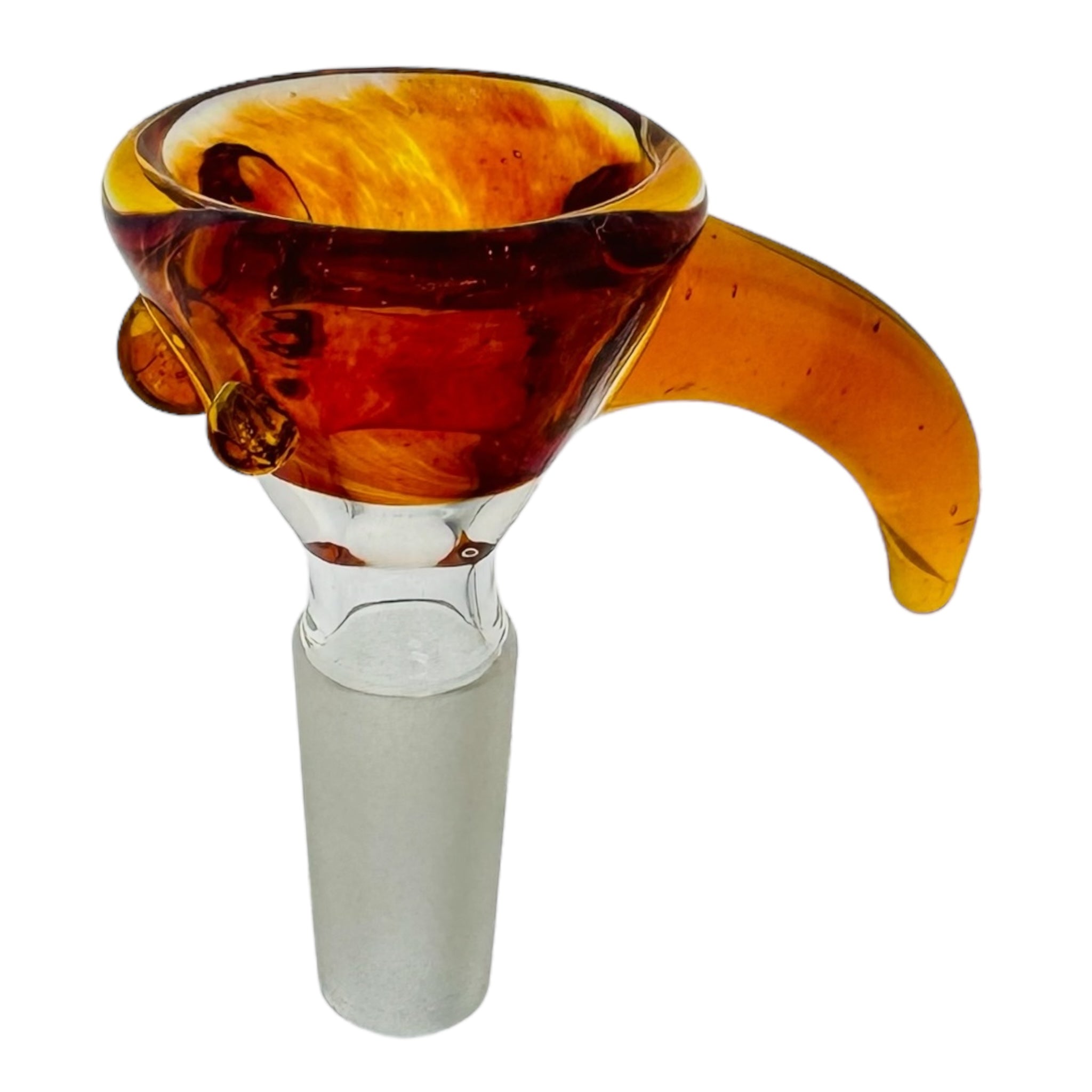 Arko Glass 10mm Flower Bowl Alientech Bowl With Golden Sun Horn