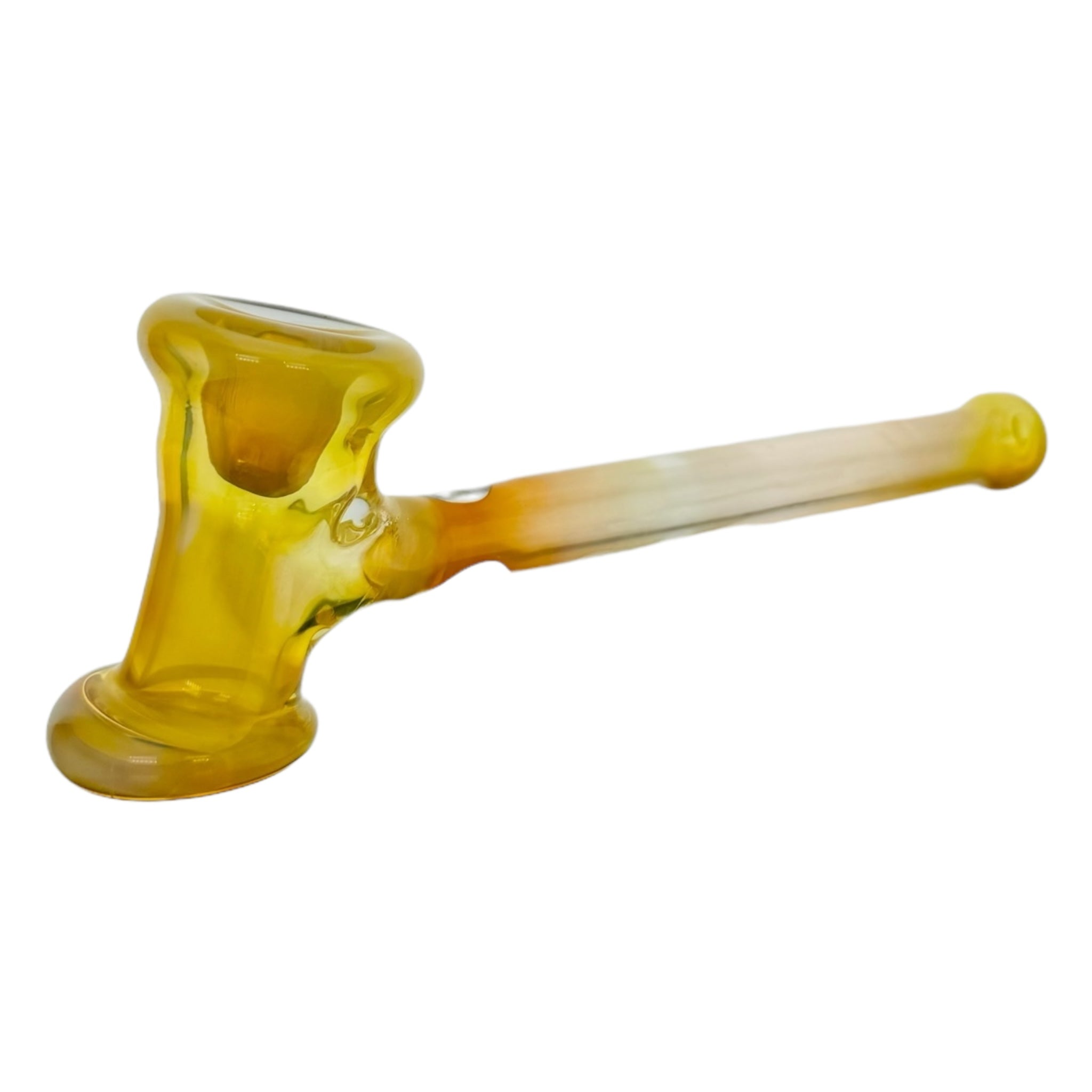 Glass Hand Pipes - Large Bowl Fumed Glass Hammer Hand Pipe With No Carb