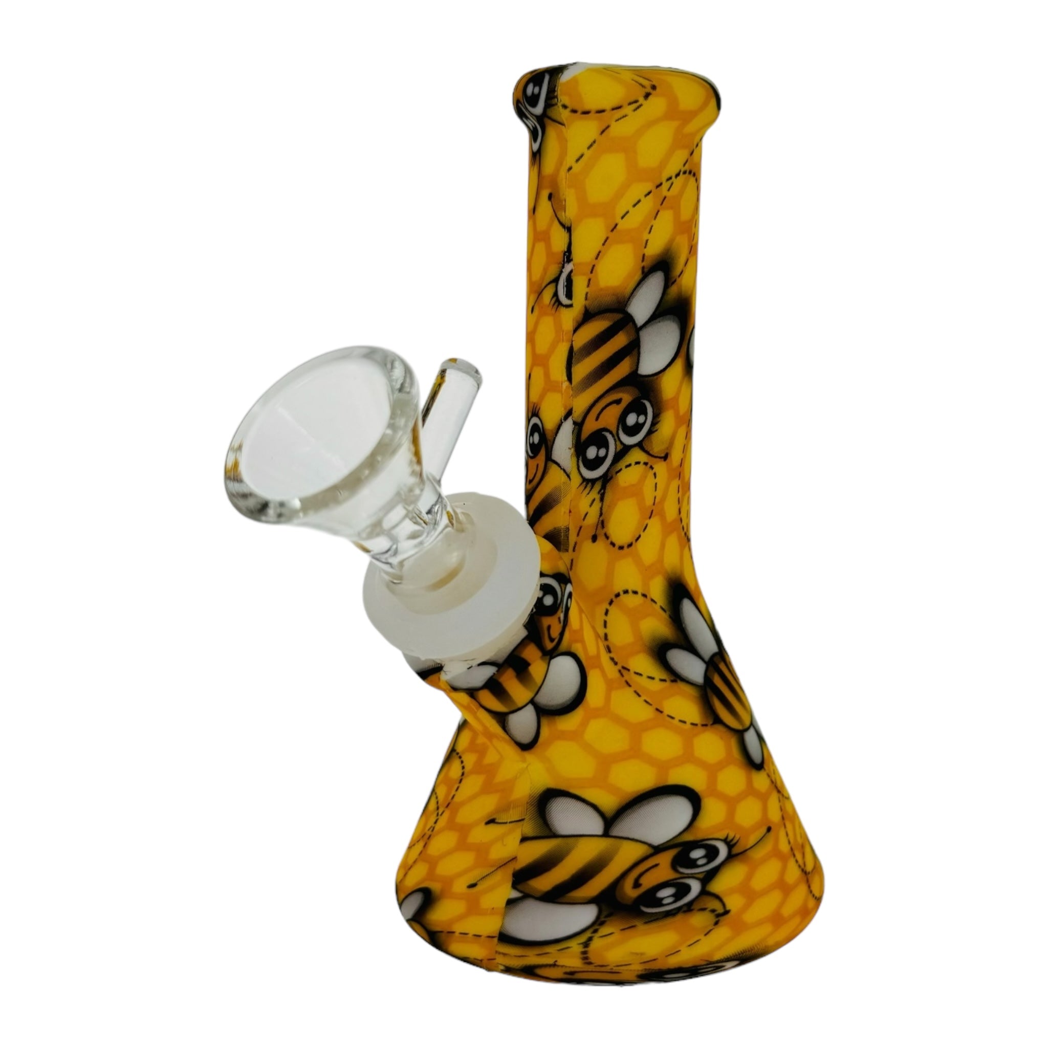 cute and girly bong with bumble bees