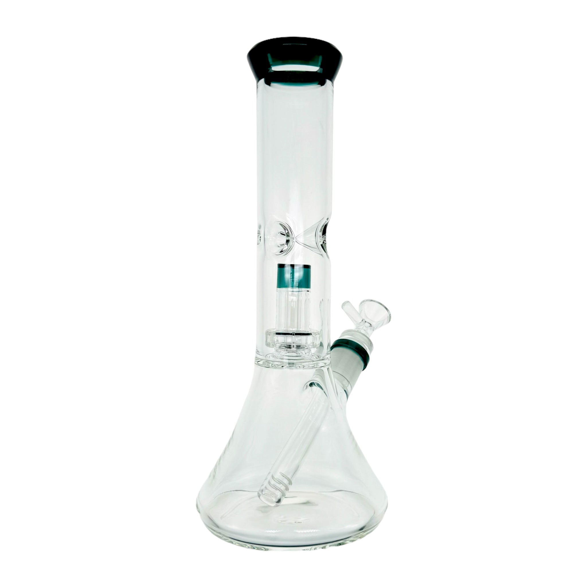 Beaker Bong With Multi Slit Disc Perc