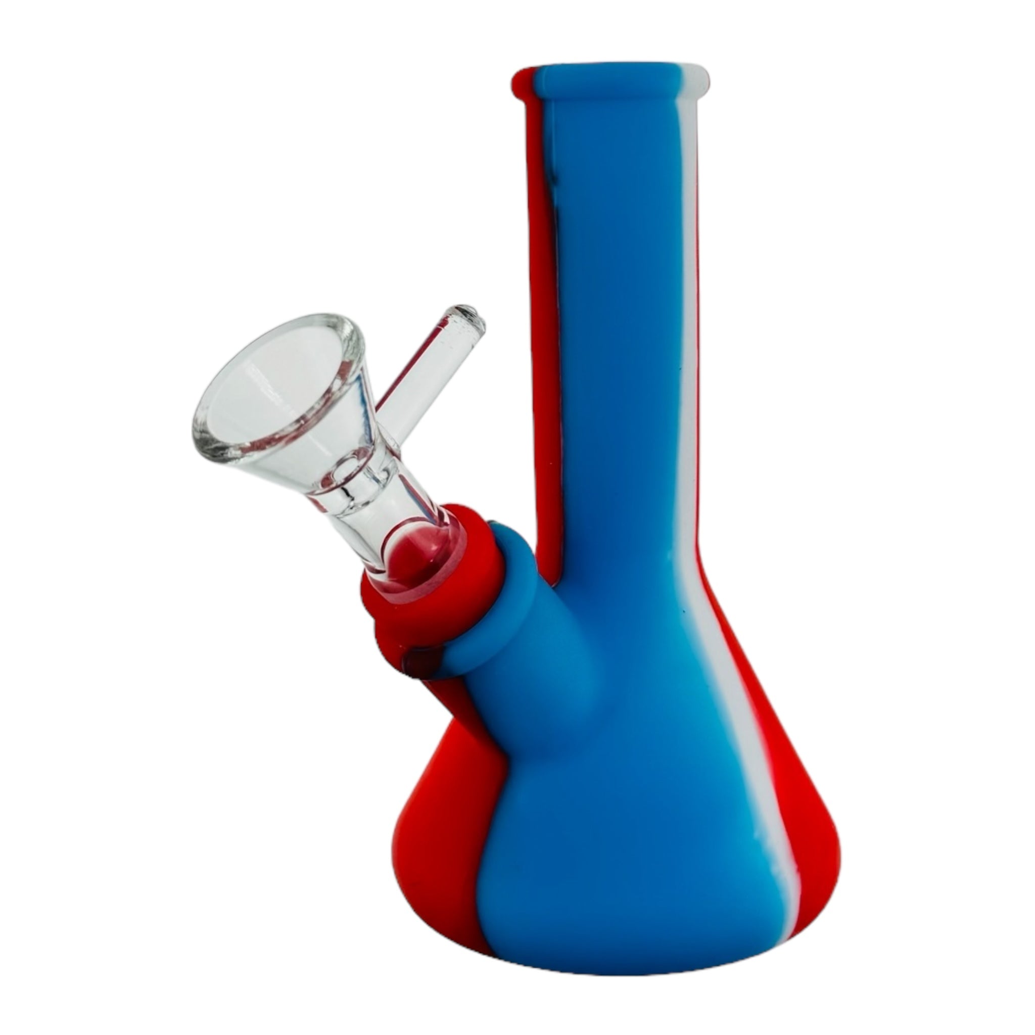 red white and blue bong