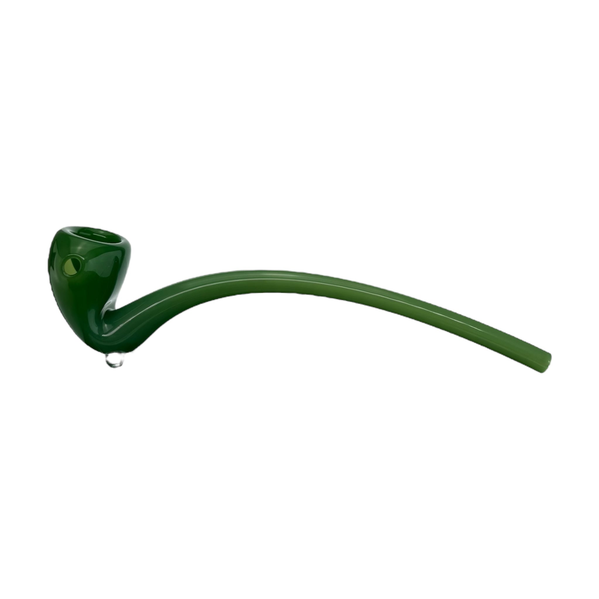 Original Glass Gandalf 8 Inch Green Sherlock Pipe