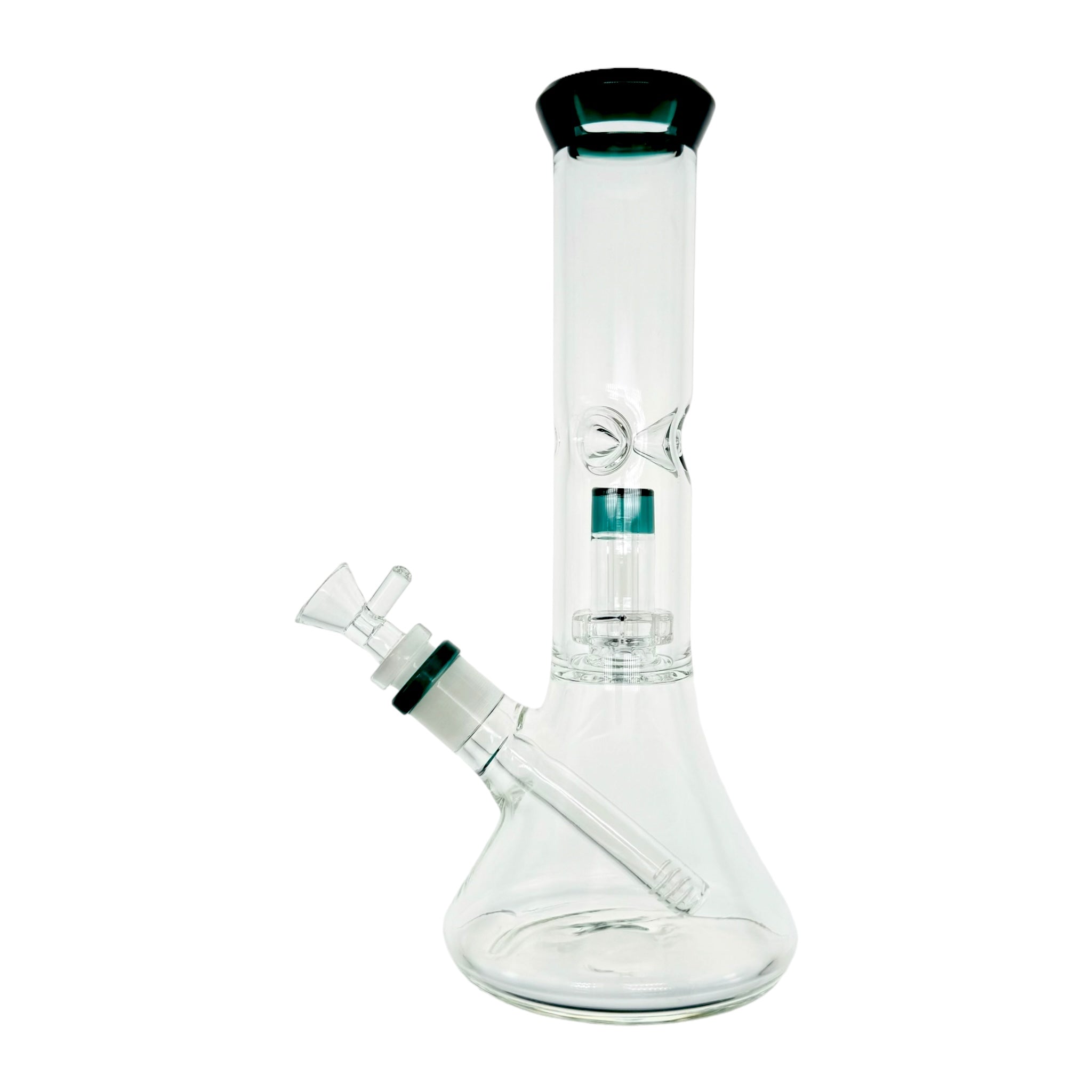 Beaker Bong With Multi Slit Disc Perc