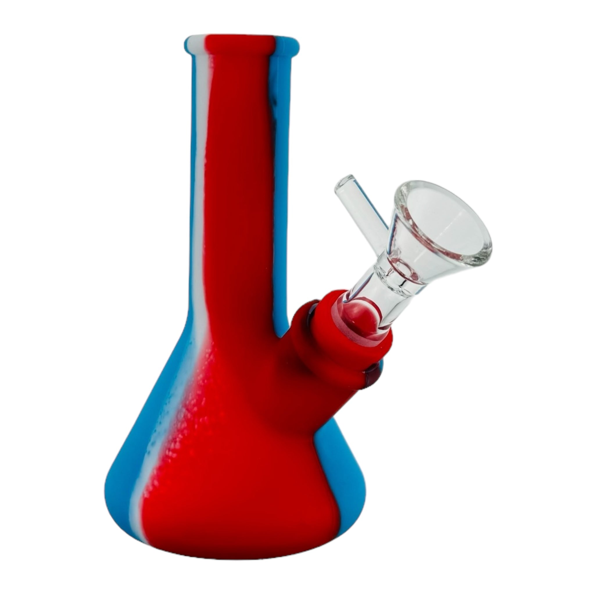 red white and blue bong