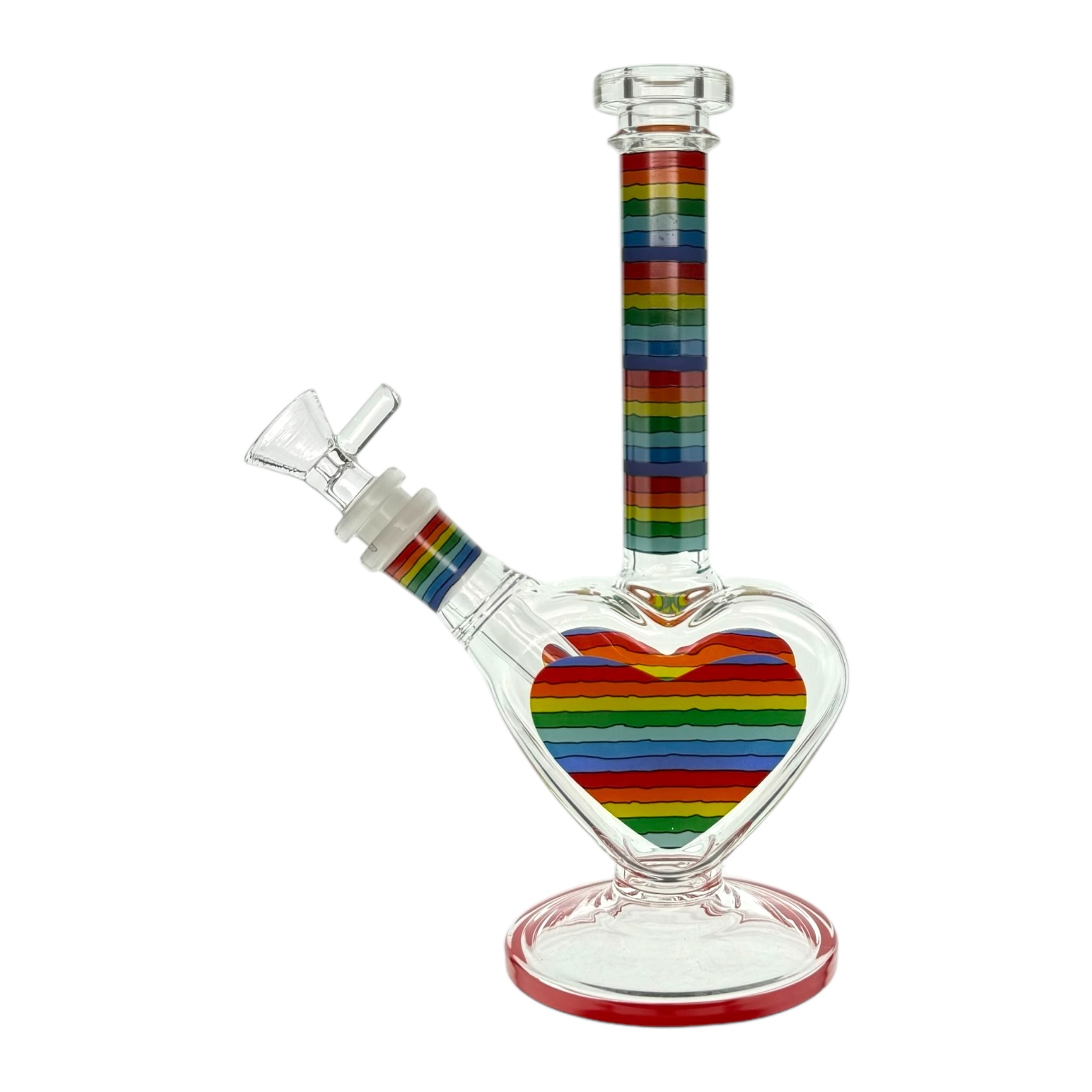 cute Rainbow Heart Bong