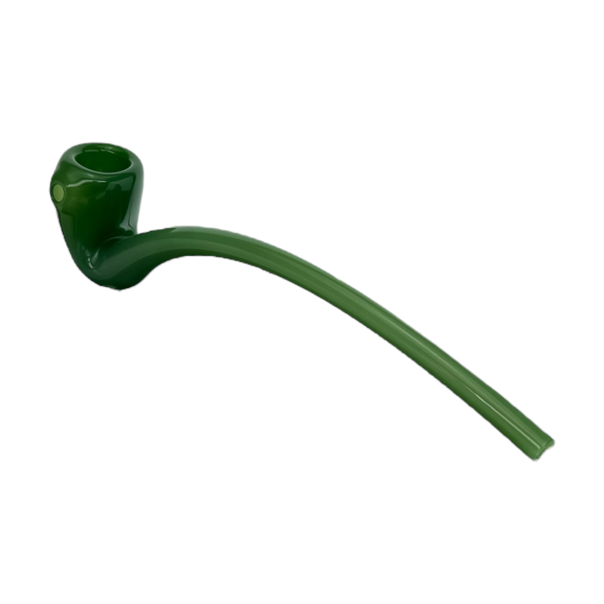 Original Glass Gandalf 8 Inch Green Sherlock Pipe