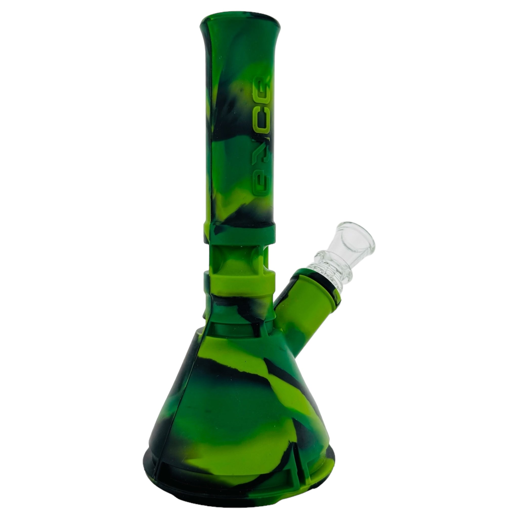 Eyce Mini Silicone Rubber Bong Green And Black