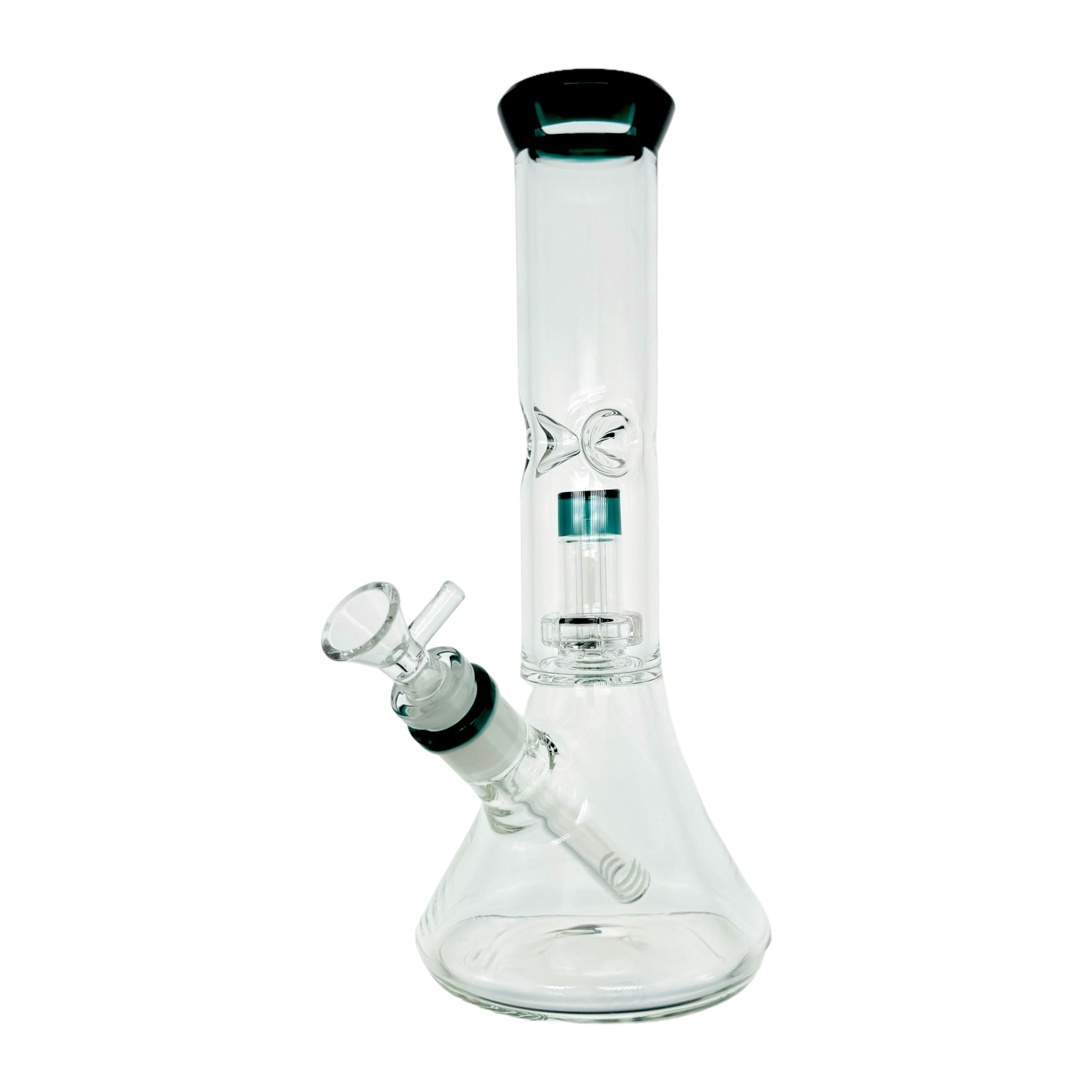 Beaker Bong With Multi Slit Disc Perc