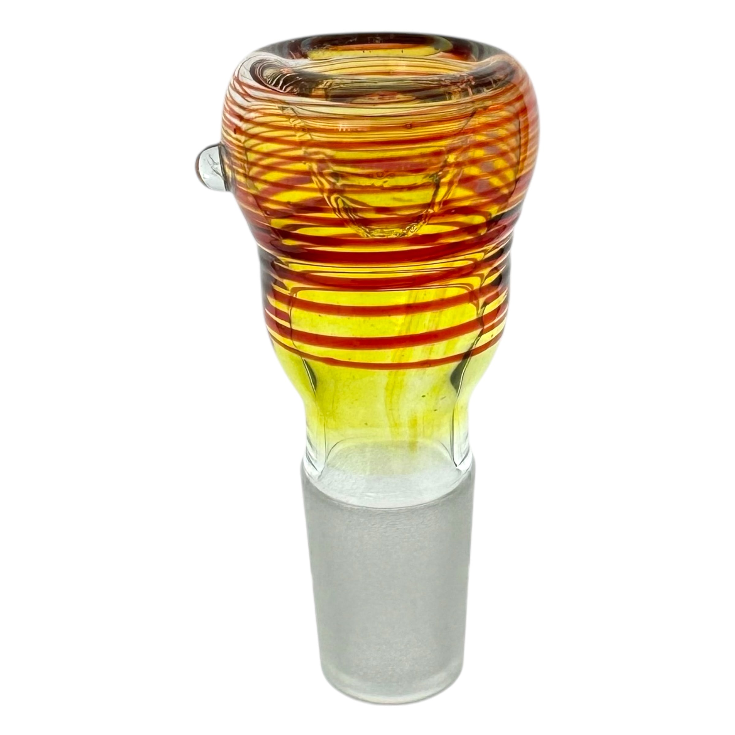 18mm Flower Bowl Tall Color Bubble Twist Bong Bowl Red