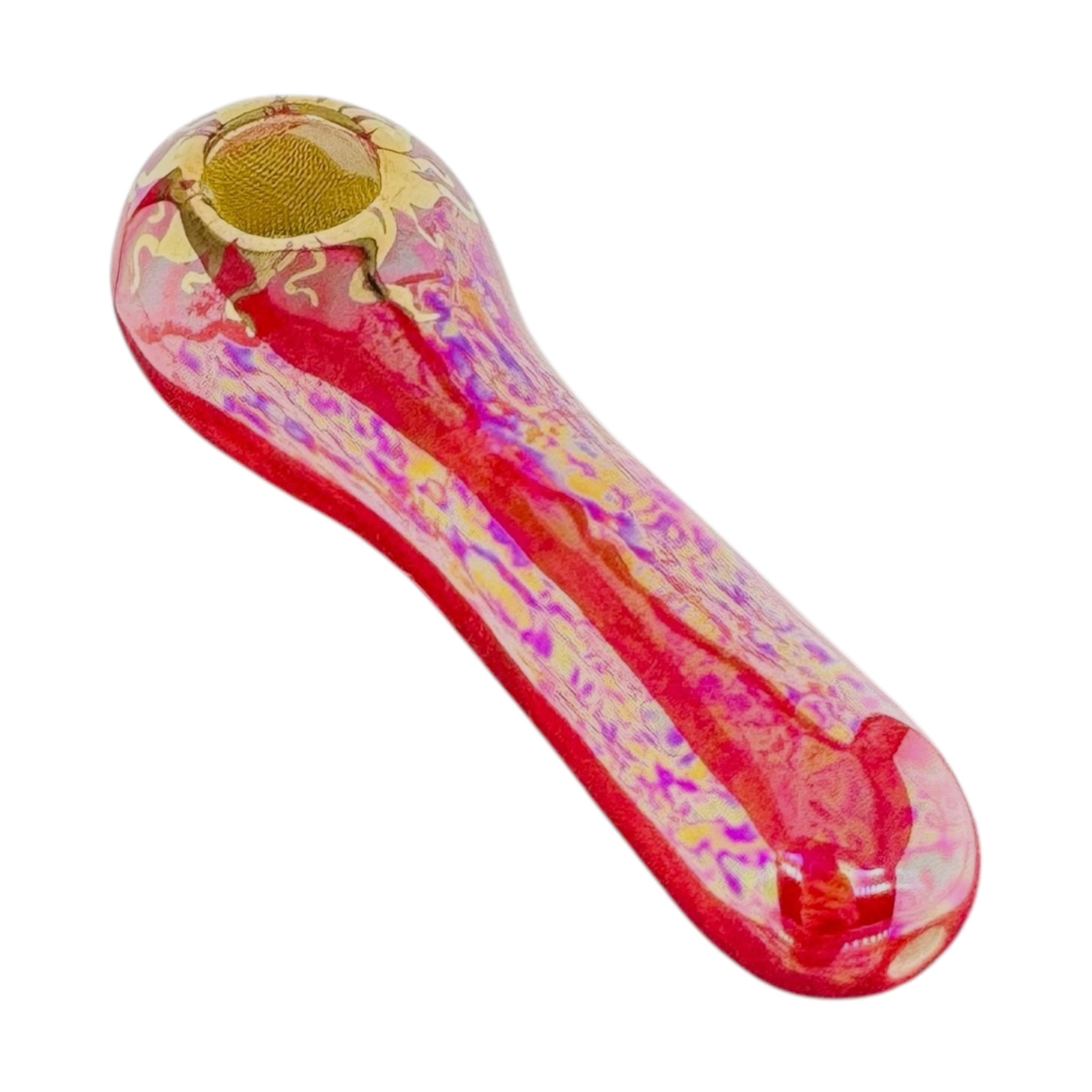 Red Ceramic Hand Pipe Basic Spoon