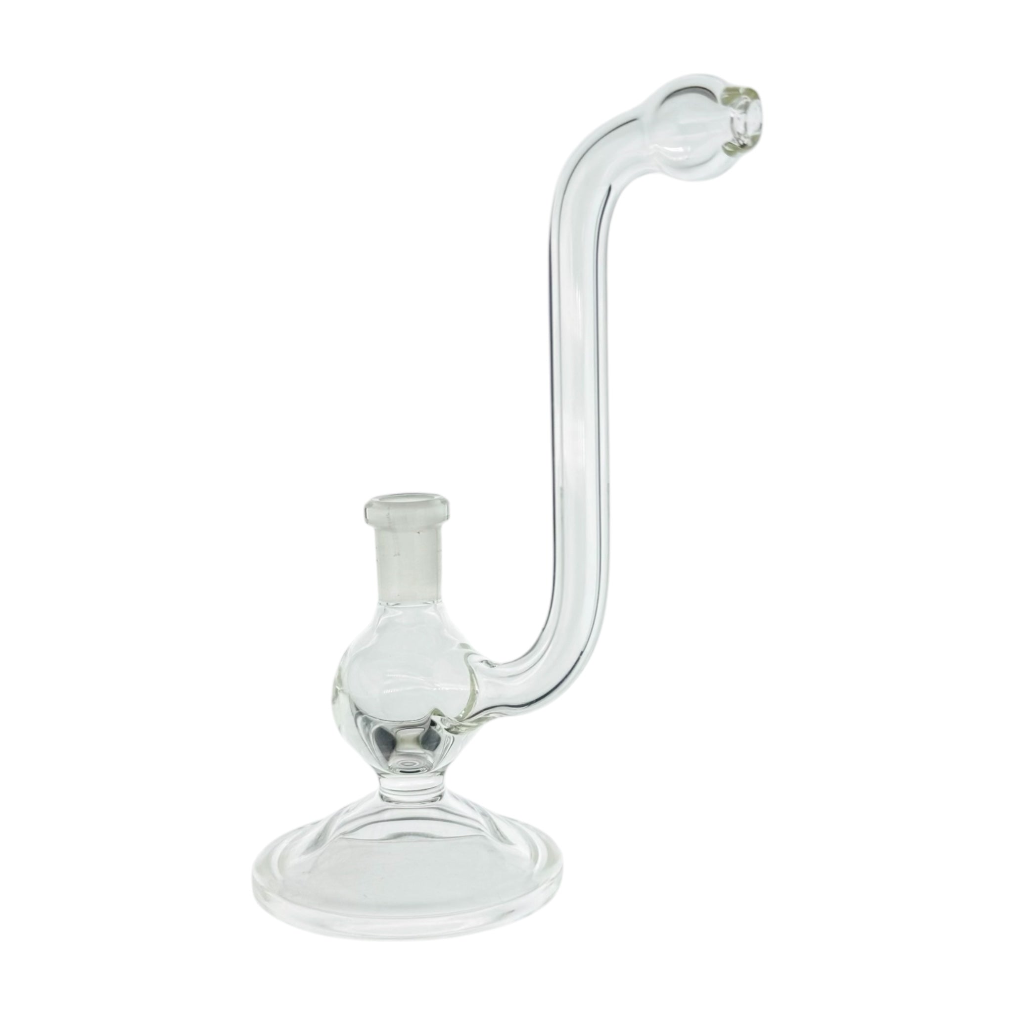 N3RD Glass - 10mm Simple Clear Dry Dab Rig