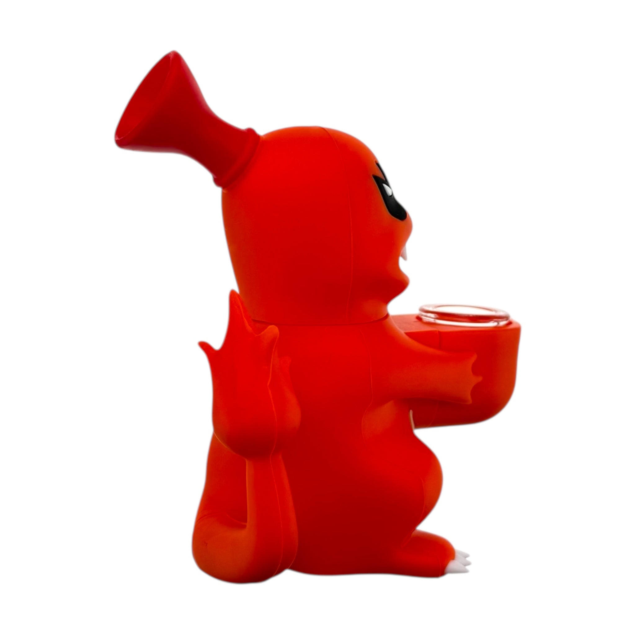Orange Charizard Flaming Lizard Silicone Rubber Pokemon Bong