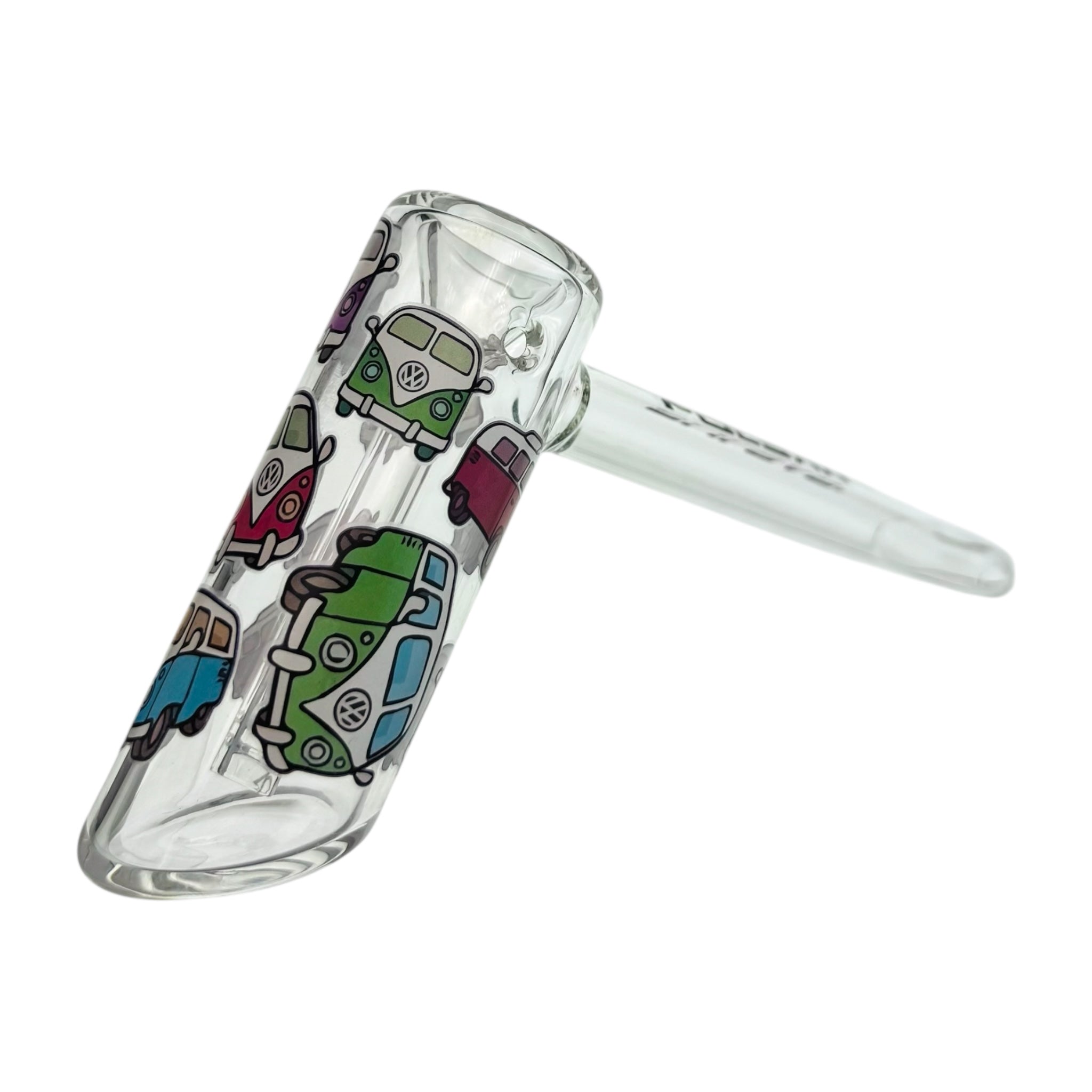 Glass Bubbler Water Pipe With VW Bus