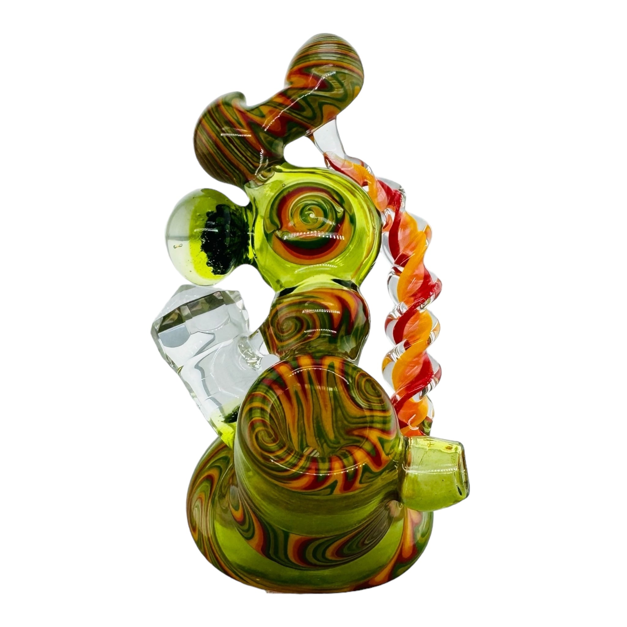 crystal glass hand pipe