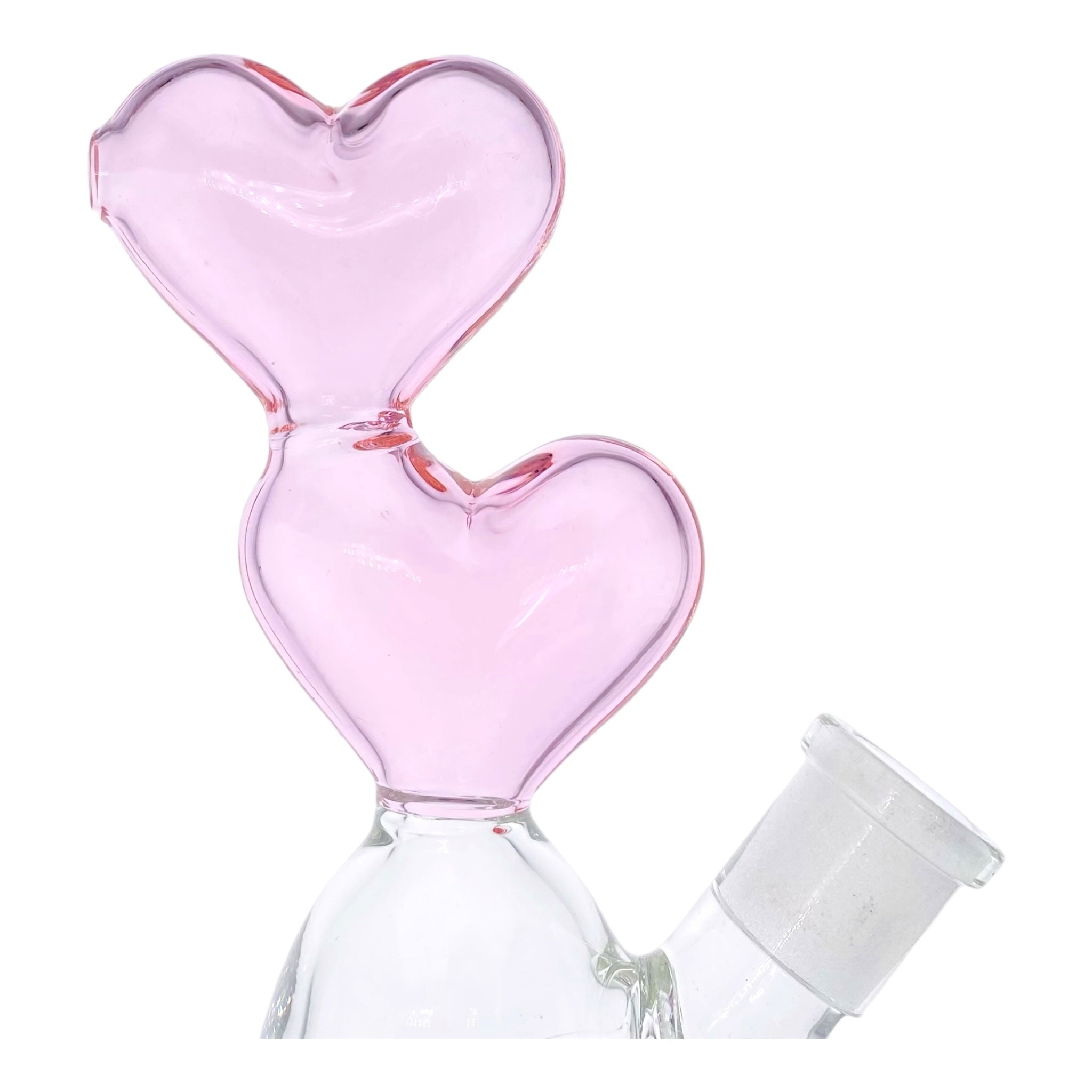 cute pink double heart bong for weed for sale free shipping