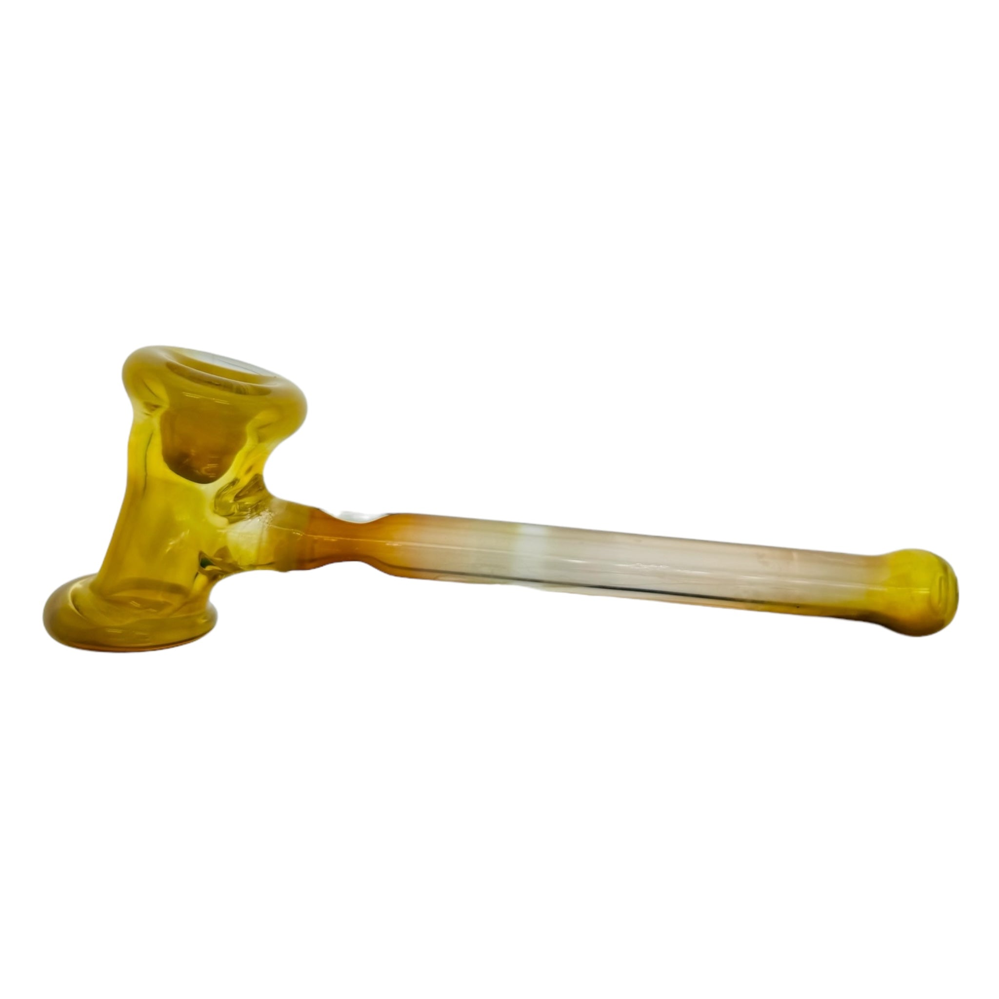 Glass Hand Pipes - Large Bowl Fumed Glass Hammer Hand Pipe With No Carb