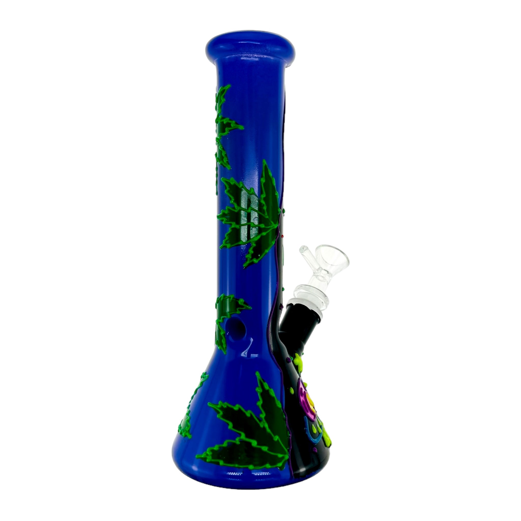 Alien 420 Out Of This World Beaker Base Glass Bong 10 Inches